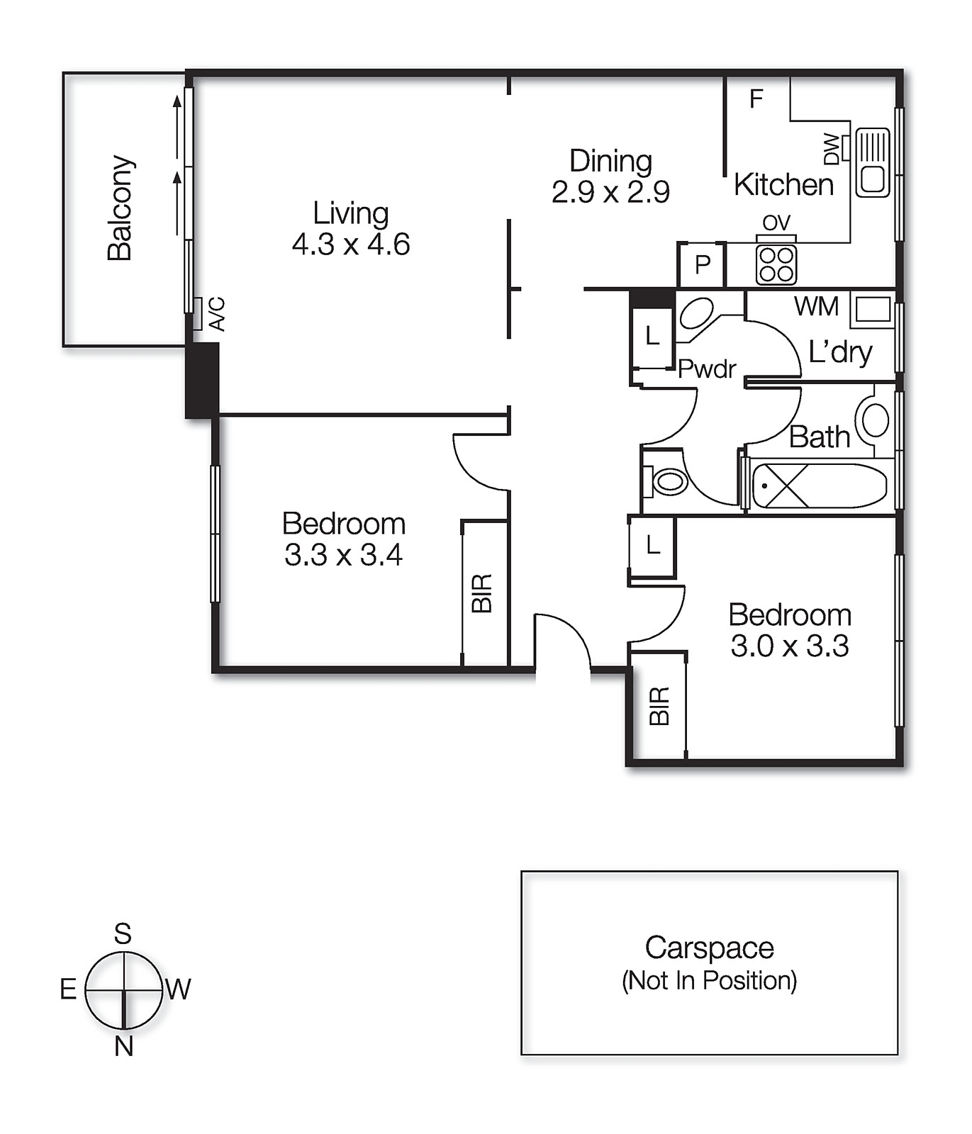 11/7 Dickens Street, Elwood VIC 3184 - Floorplan