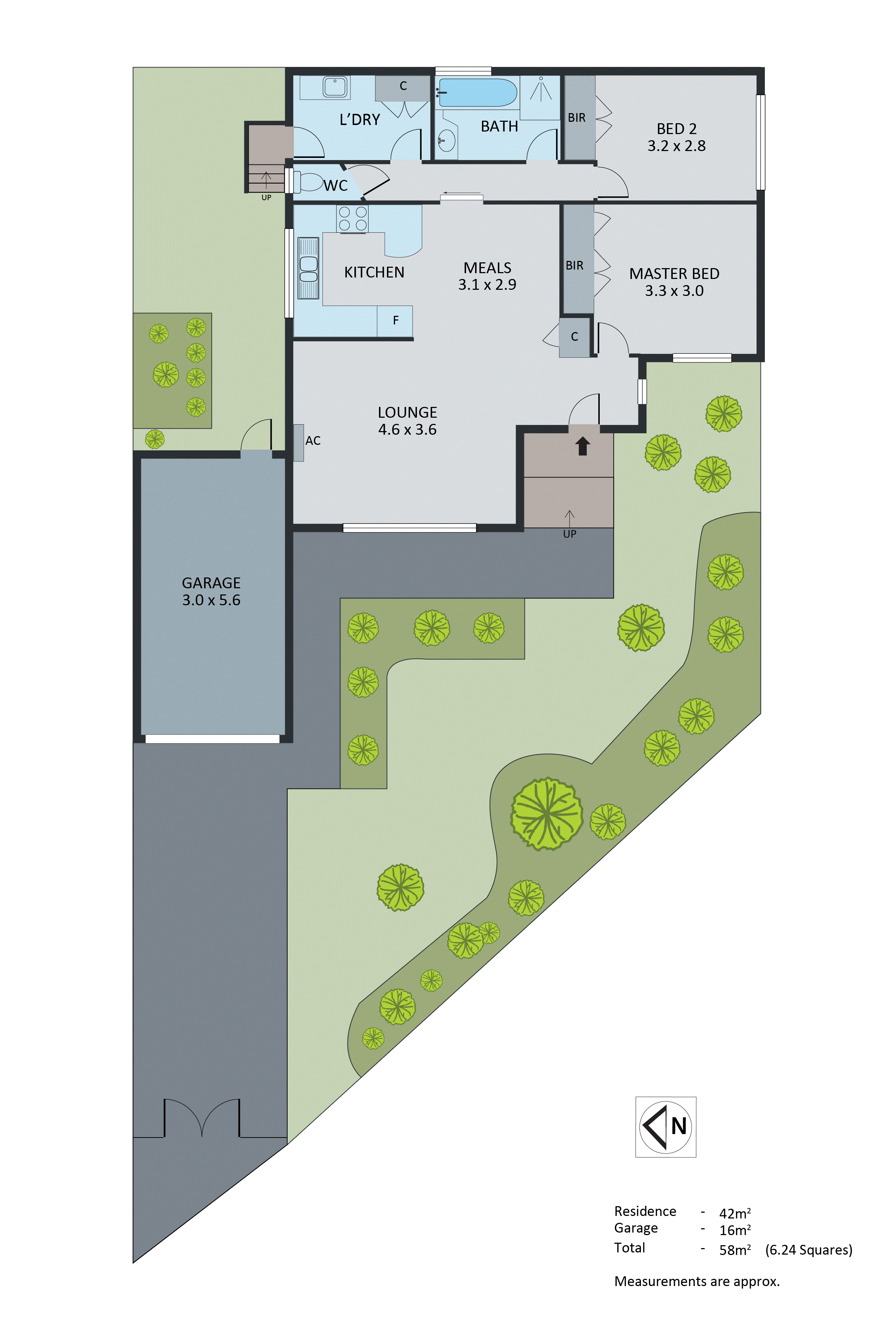 1/17 Flinders Street, Noble Park VIC 3174 - Floorplan