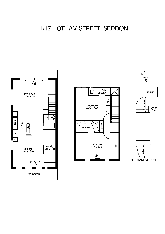 1/17 Hotham Street, SEDDON VIC 3011 - Floorplan