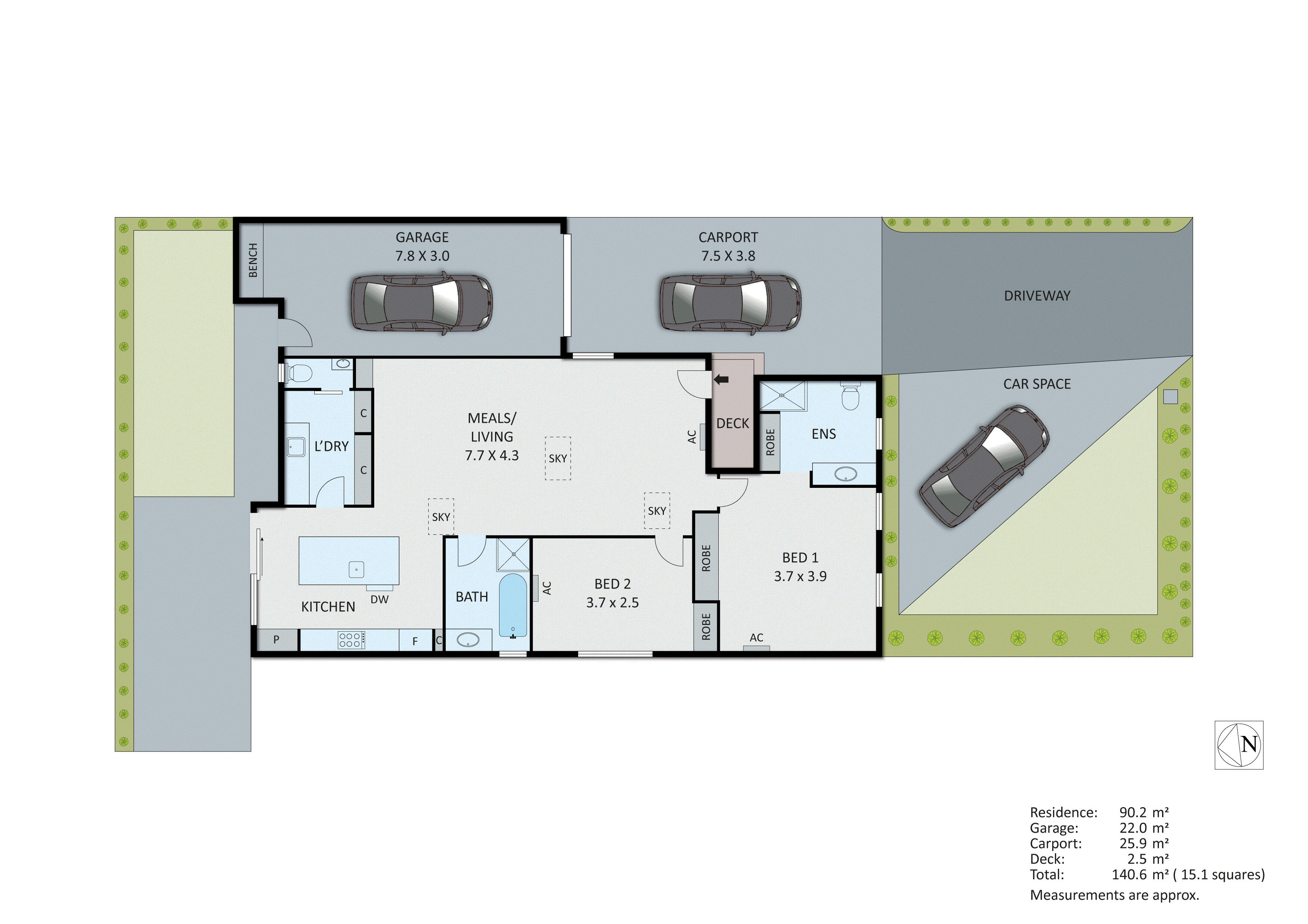 1/17 Kayden Street, Cheltenham VIC 3192 - Floorplan