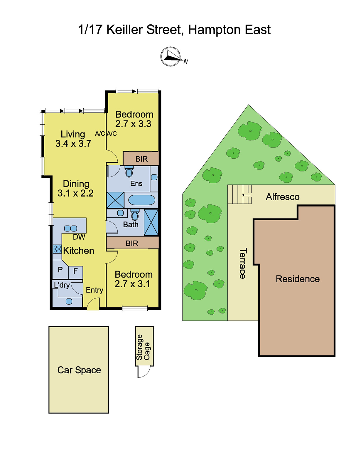 1/17 Keiller Street, Hampton East VIC 3188 - Floorplan