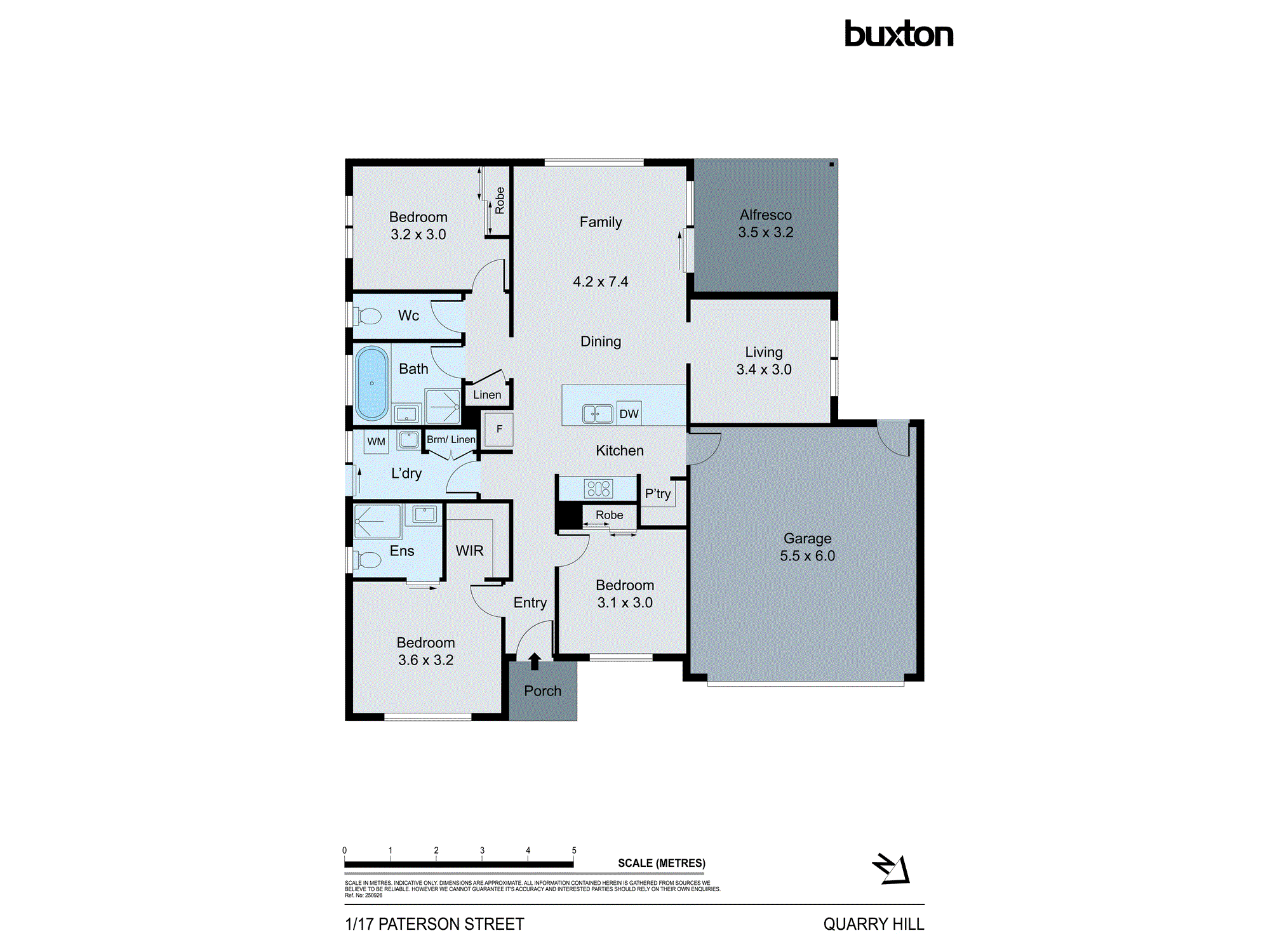 1/17 Paterson Street, Quarry Hill VIC 3550 - Floorplan