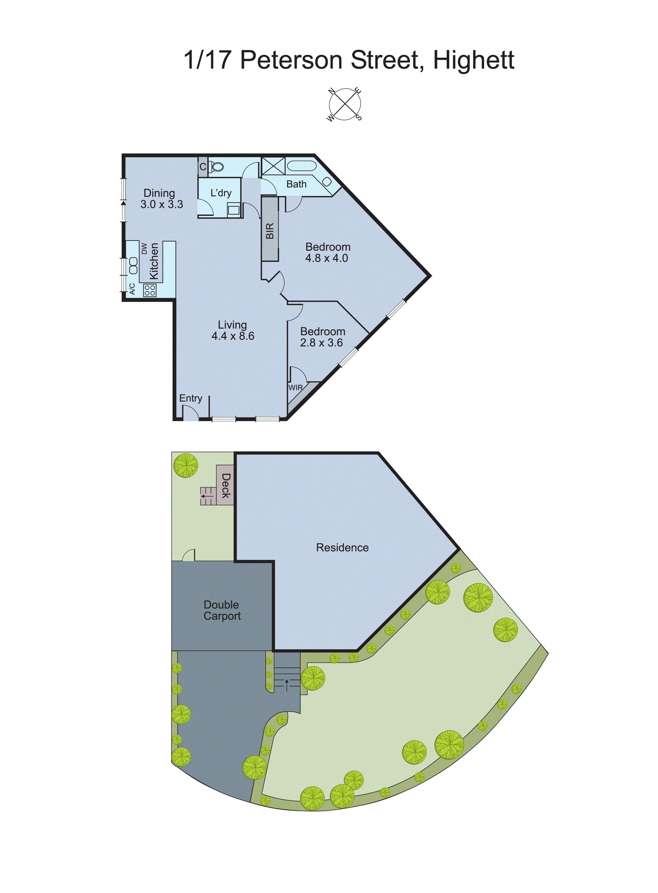 1/17 Peterson Street, Highett VIC 3190 - Floorplan