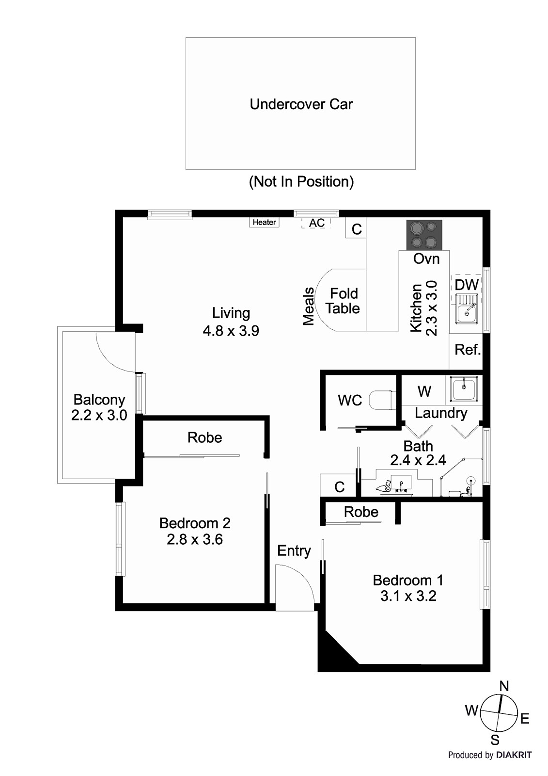 1/17 Redan Street, St Kilda VIC 3182 - Floorplan