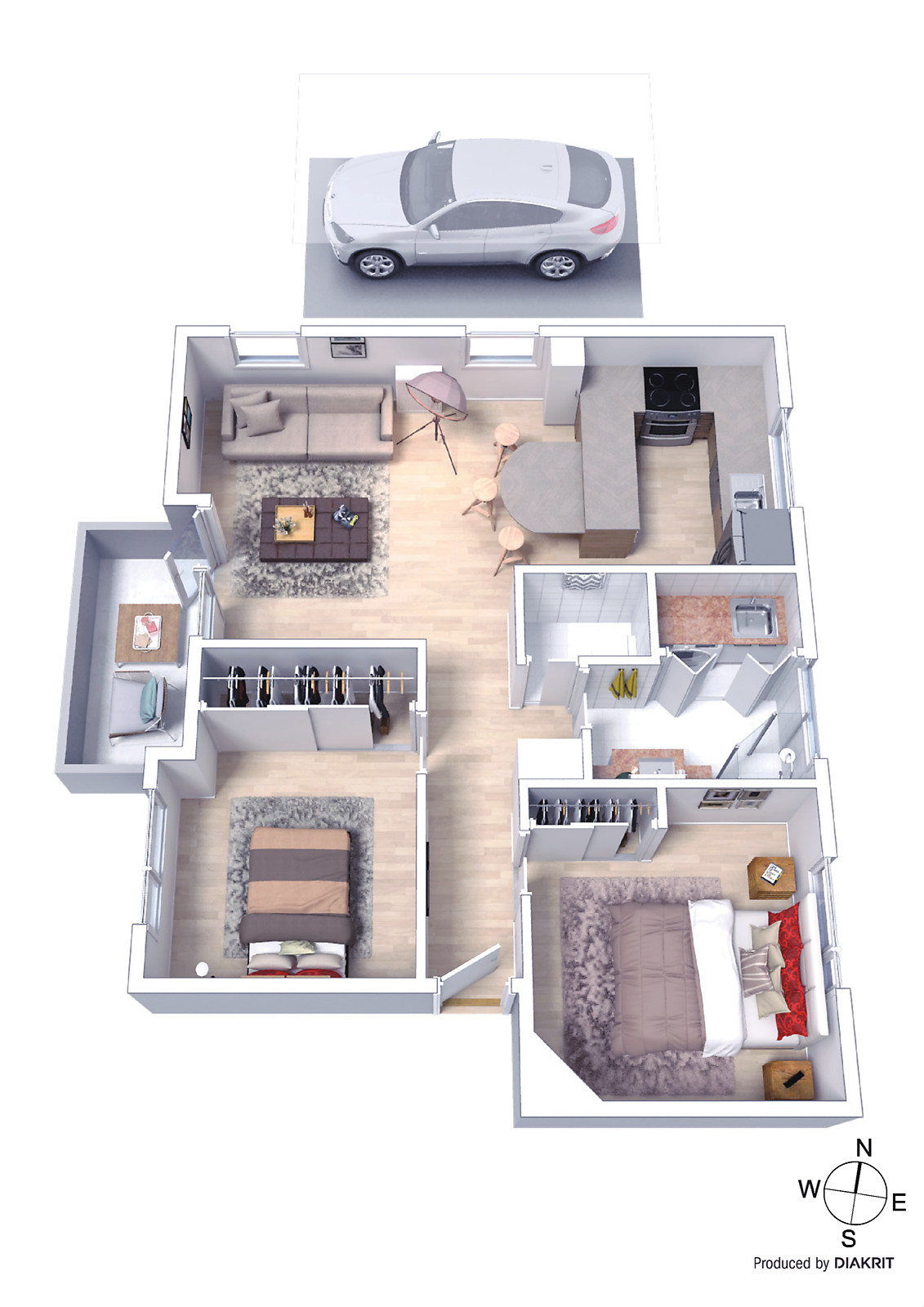 1/17 Redan Street, St Kilda VIC 3182 - Floorplan