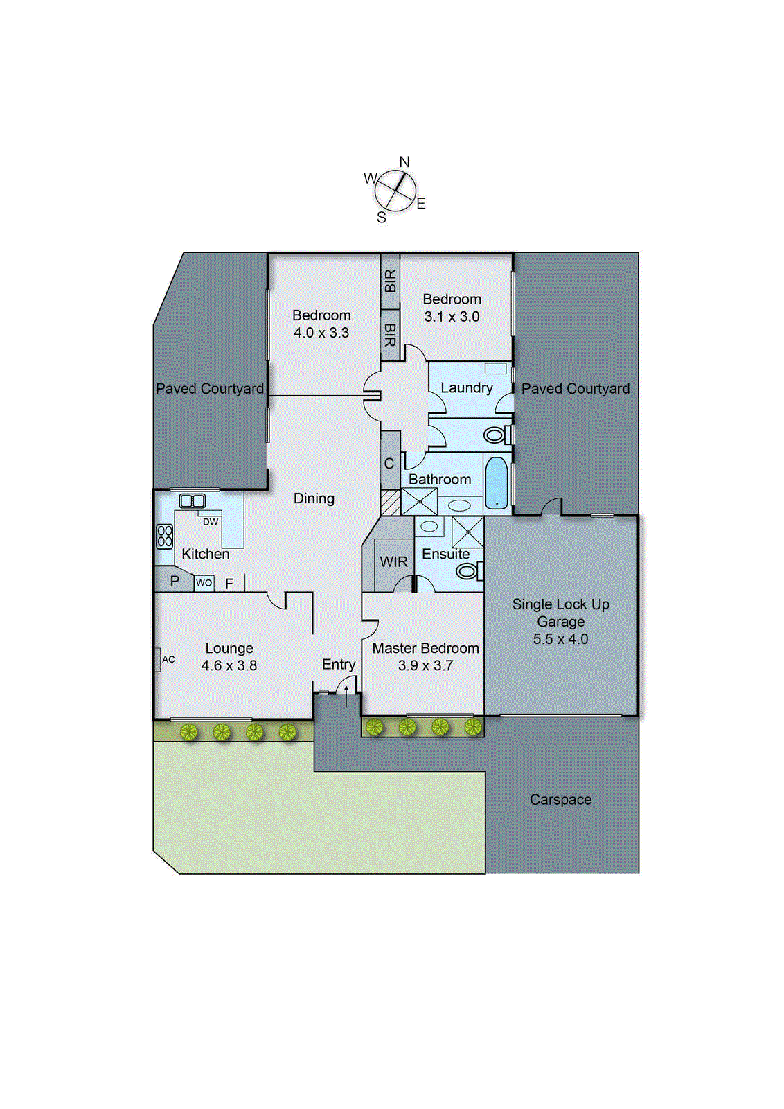 1/17 Swan Walk, Chelsea VIC 3196 - Floorplan