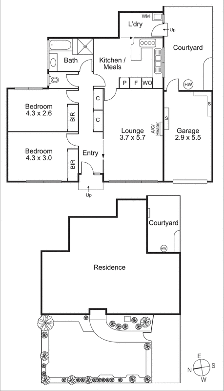 1/17 Victory Street, Sandringham VIC 3191 - Floorplan