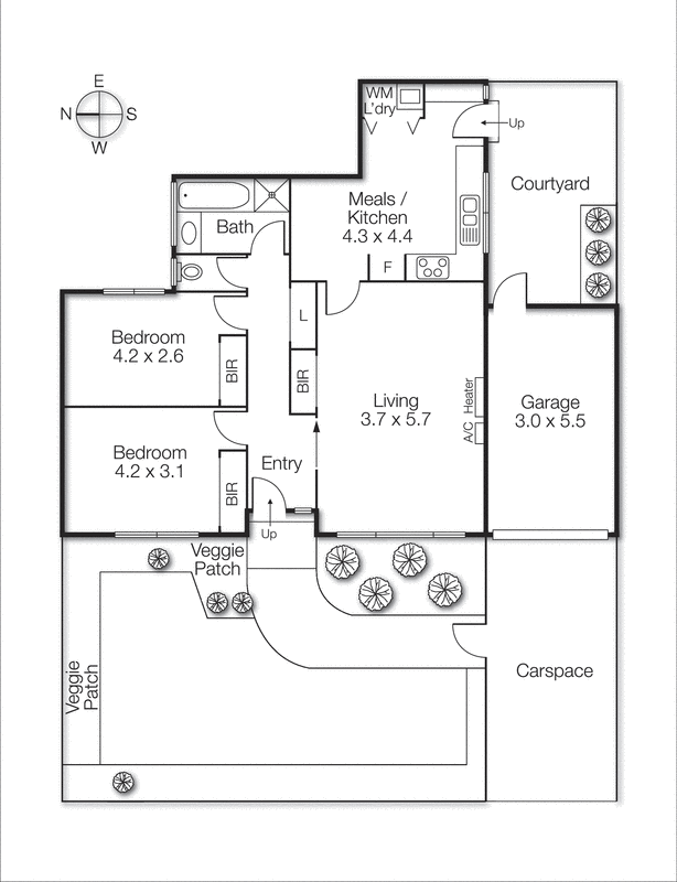 1/17 Victory Street, Sandringham VIC 3191 - Floorplan