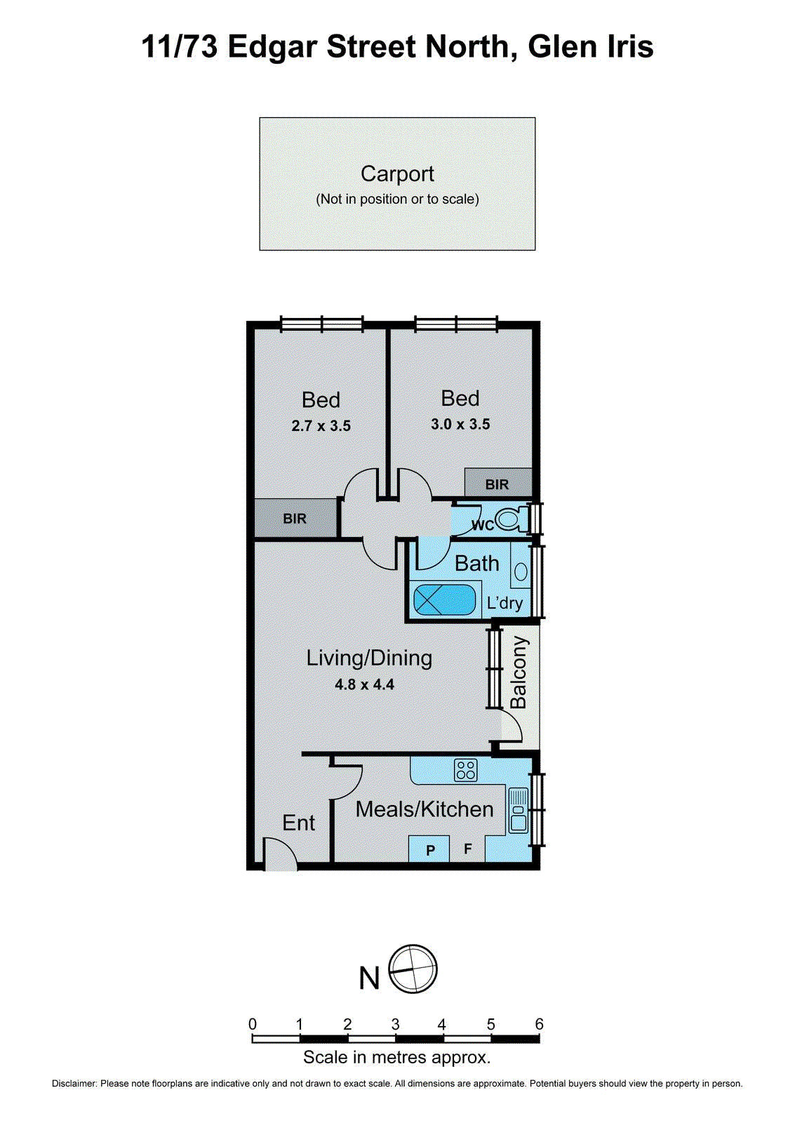 11/73 Edgar Street North, Glen Iris VIC 3146 - Floorplan