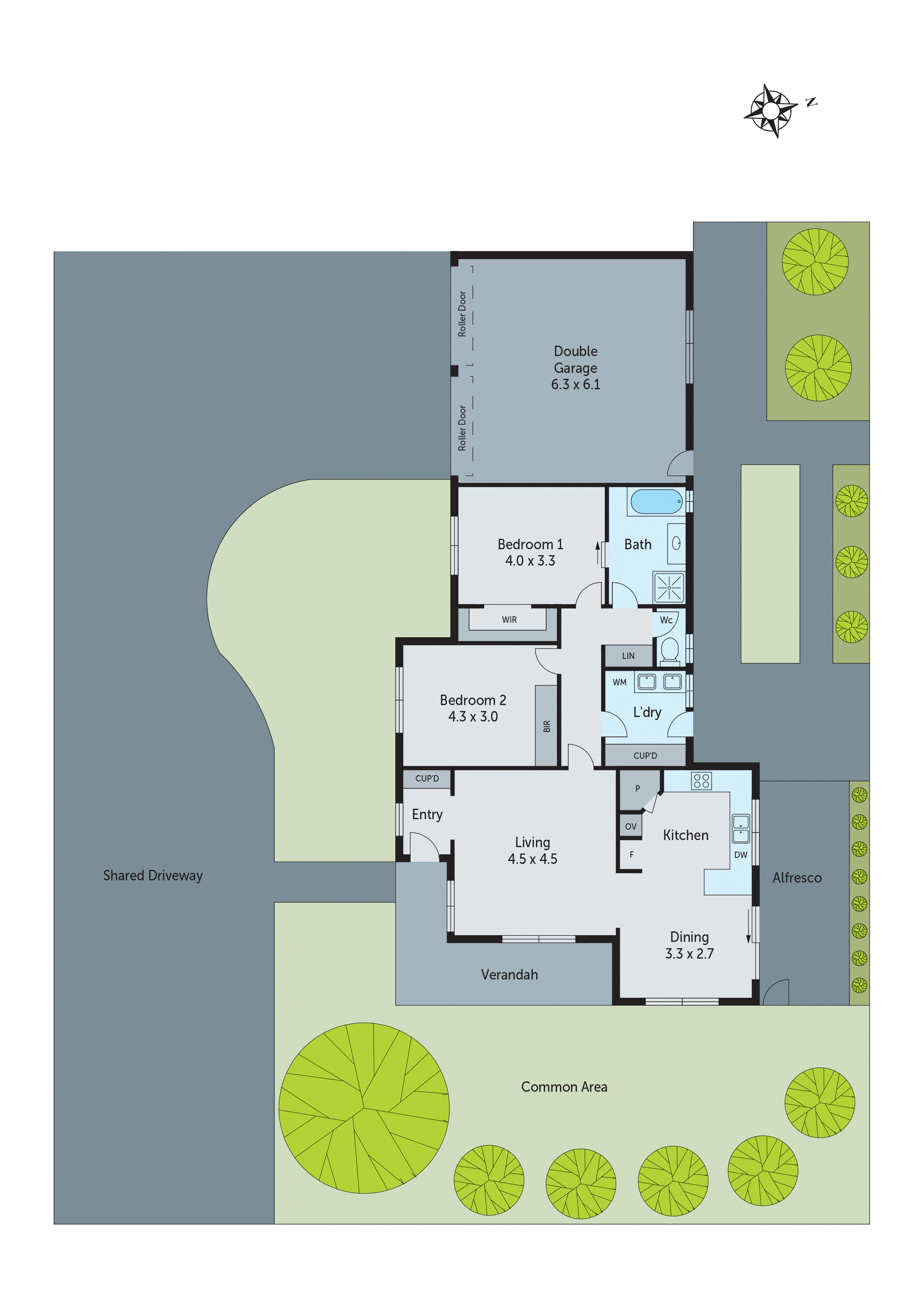 1/176 South Valley Road, Highton VIC 3216 - Floorplan