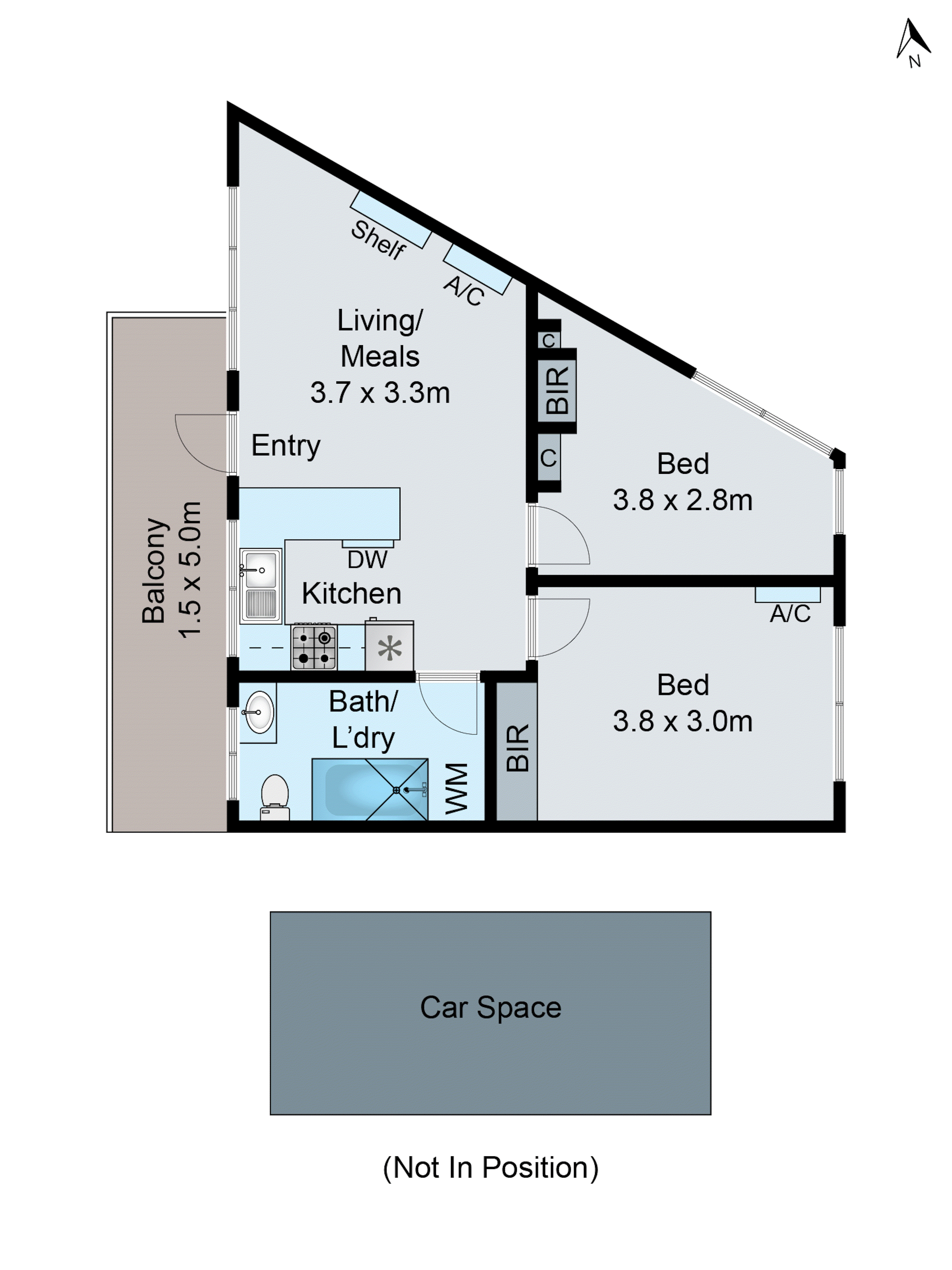 1/1761 Dandenong Road, Oakleigh East VIC 3166 - Floorplan