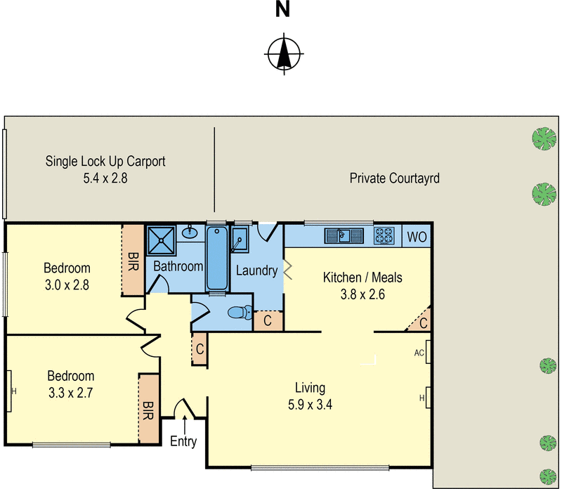1/17A Judd Parade, Cheltenham VIC 3192 - Floorplan