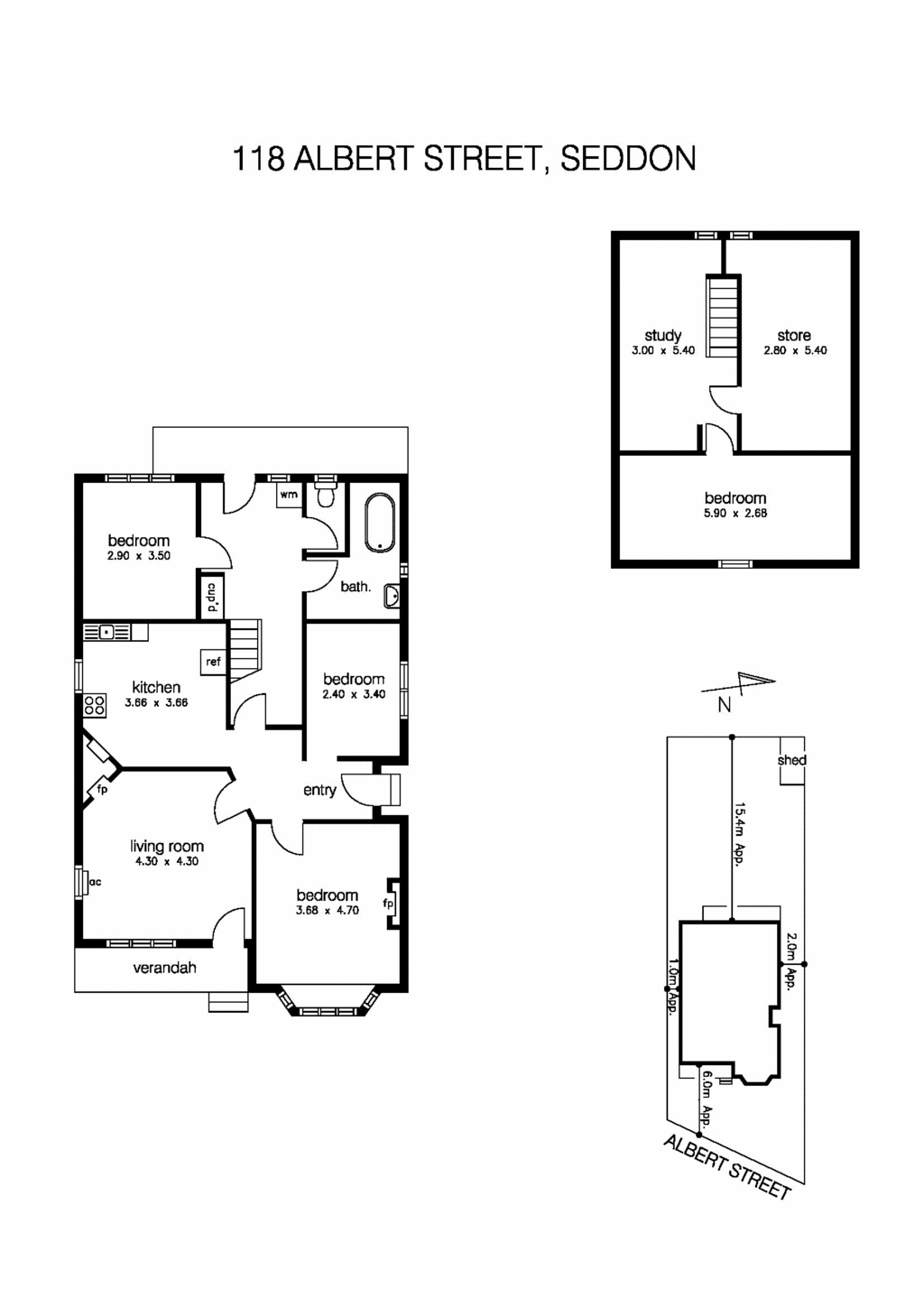 118 Albert Street, SEDDON VIC 3011 - Floorplan