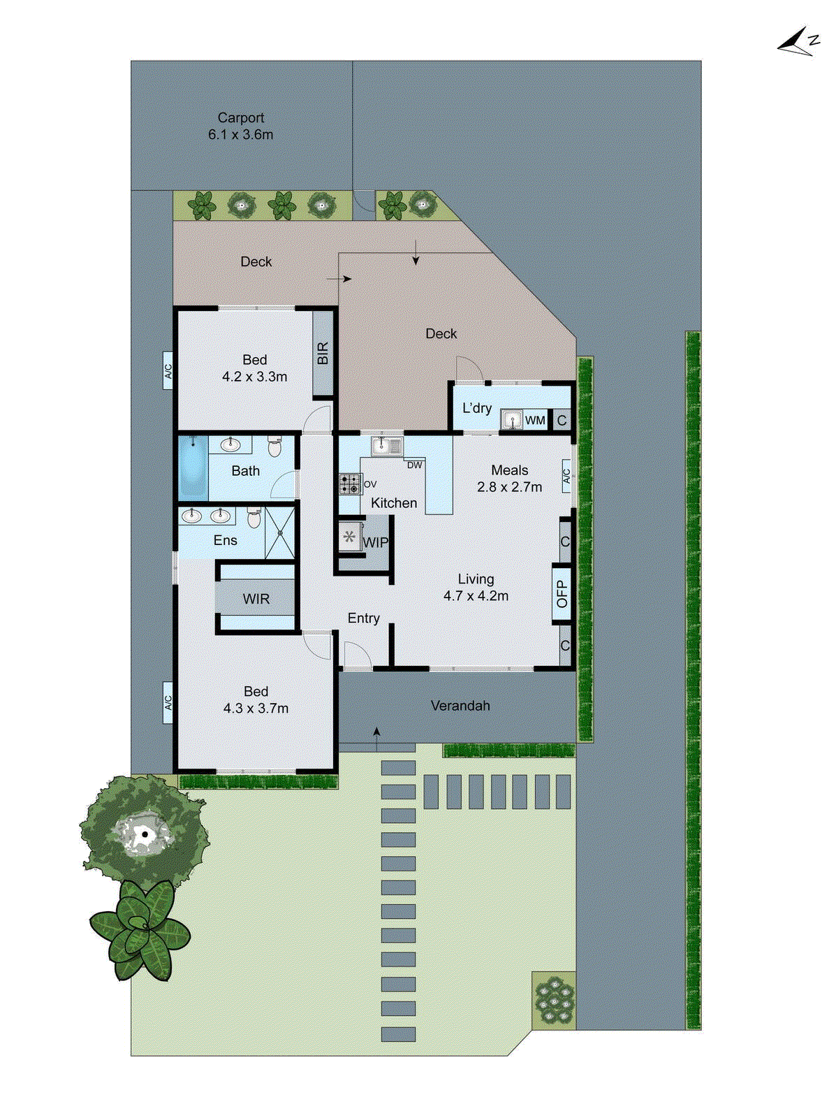 1/18 Alfred Grove, Oakleigh East VIC 3166 - Floorplan