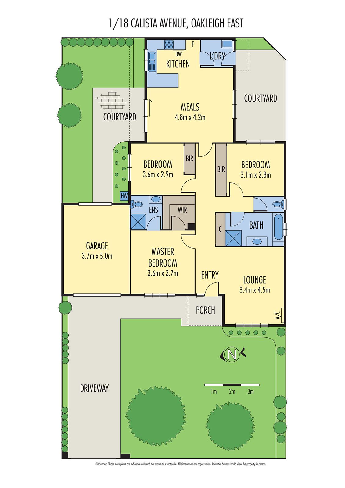 1/18 Calista Avenue, Oakleigh East VIC 3166 - Floorplan