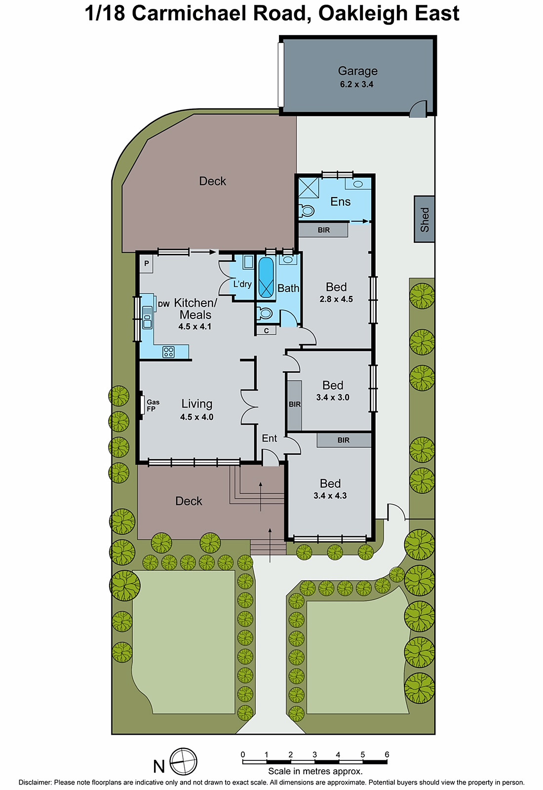 1/18 Carmichael Road, Oakleigh East VIC 3166 - Floorplan