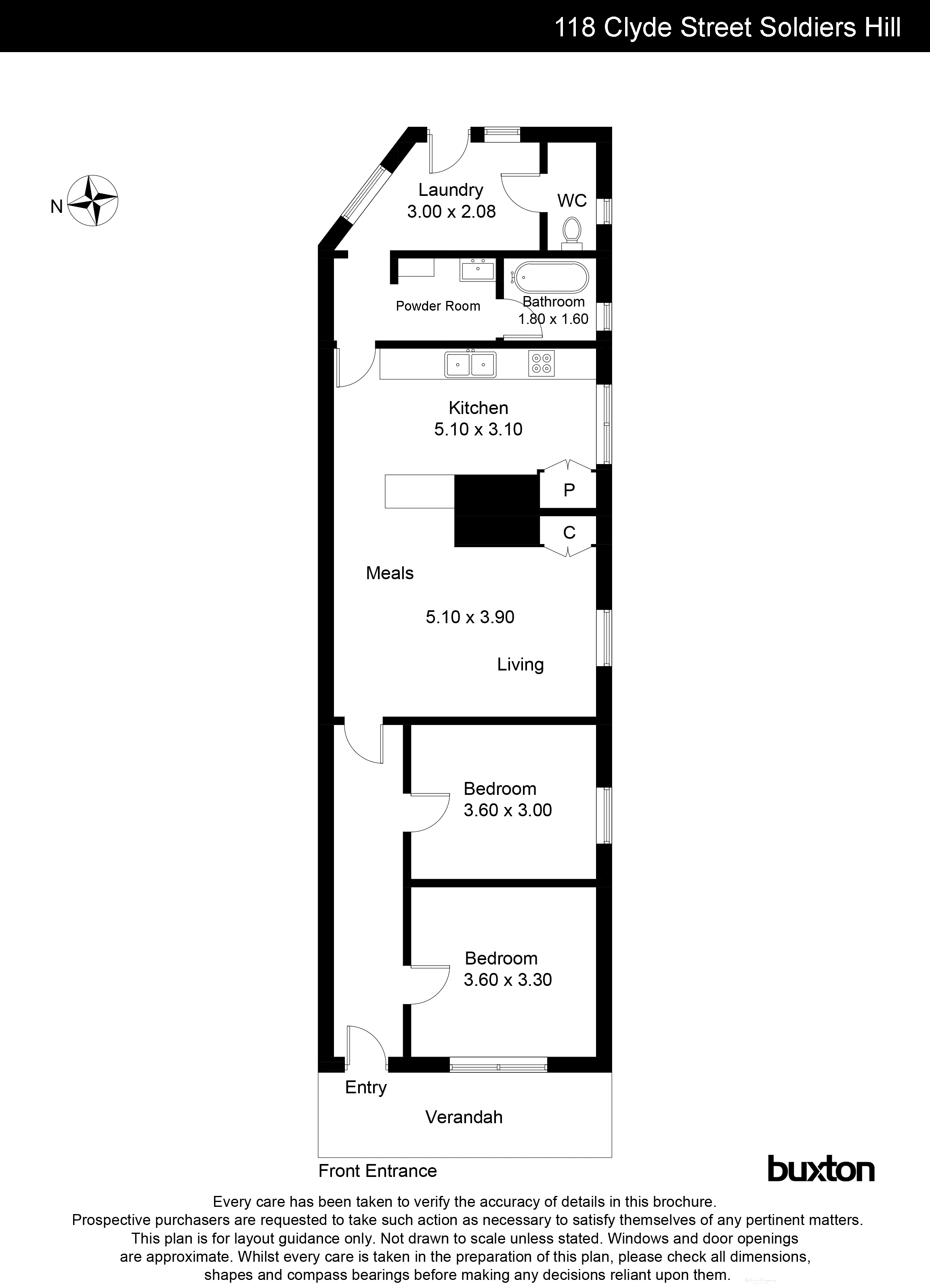118 Clyde Street, Soldiers Hill VIC 3350 - Floorplan