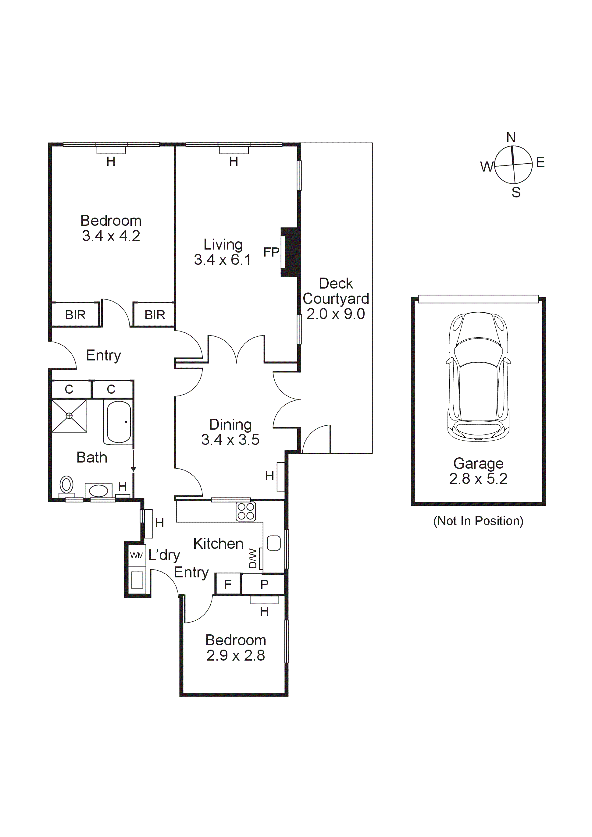 1/18 Ellesmere Road, Windsor VIC 3181 - Floorplan
