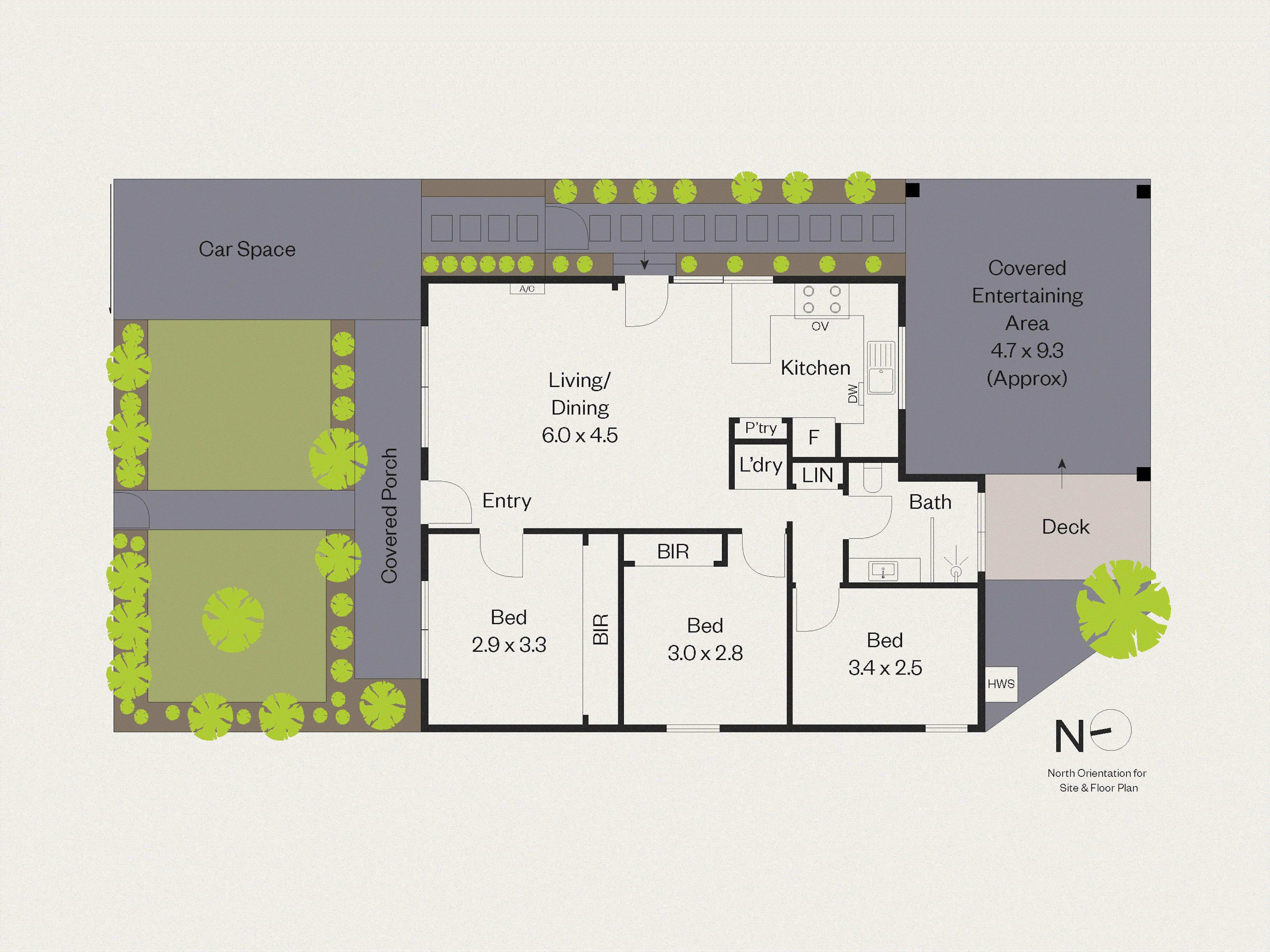 1/18 Ferntree Gully Road, Oakleigh East VIC 3166 - Floorplan