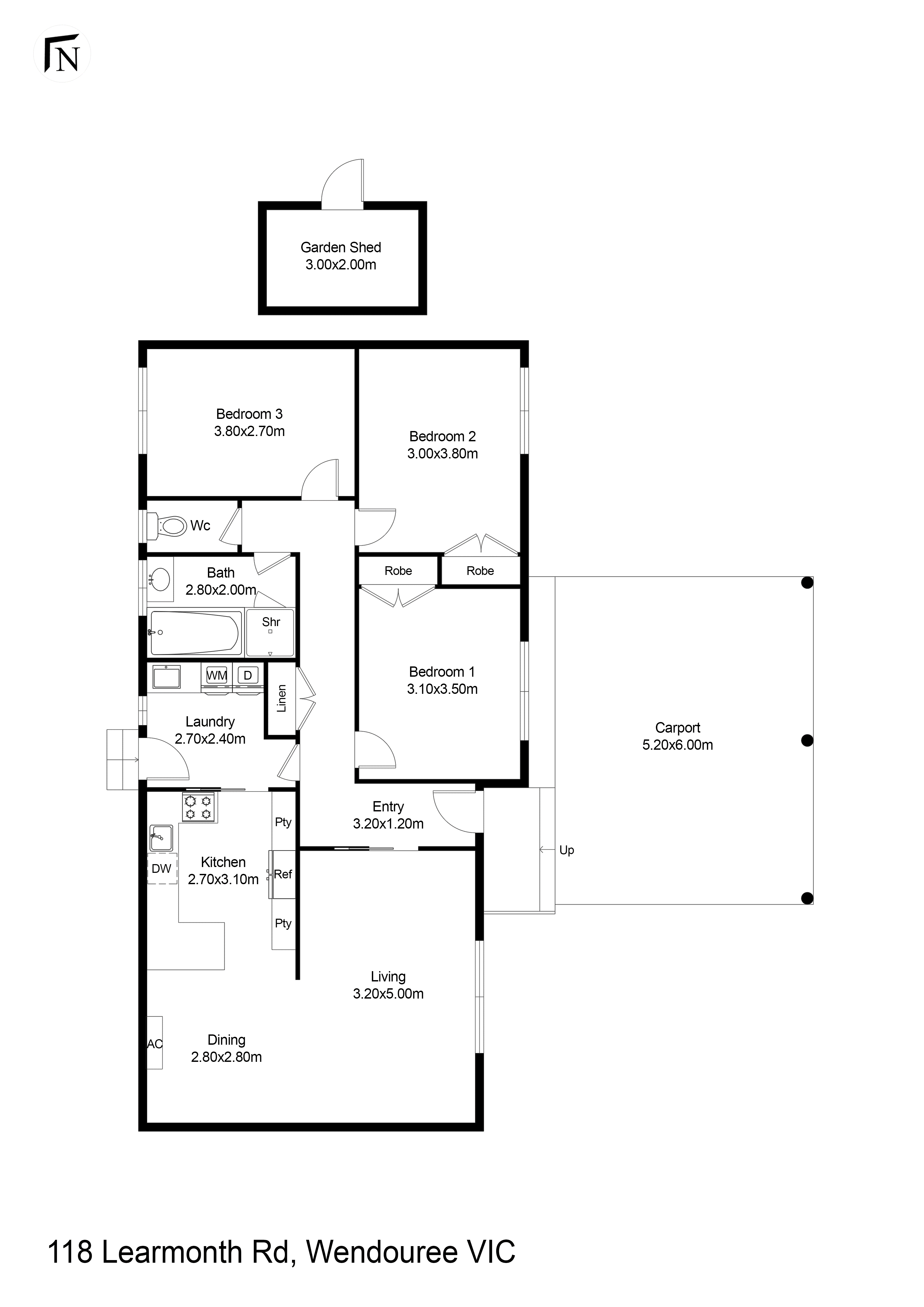 118 Learmonth Road, Wendouree VIC 3355 - Floorplan