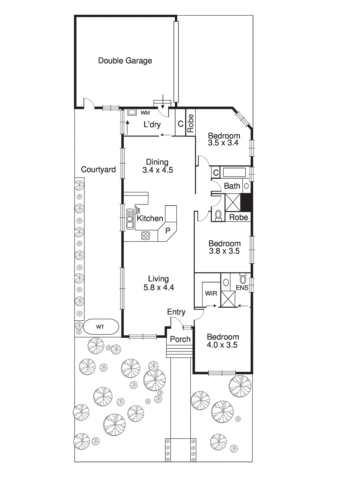 1/18 Leckie Street, Bentleigh VIC 3204 - Floorplan