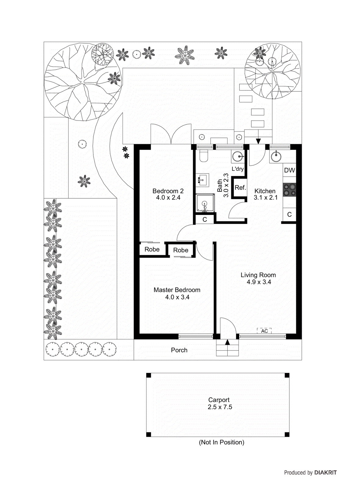 1/18 Melaleuca Drive, Carrum VIC 3197 - Floorplan