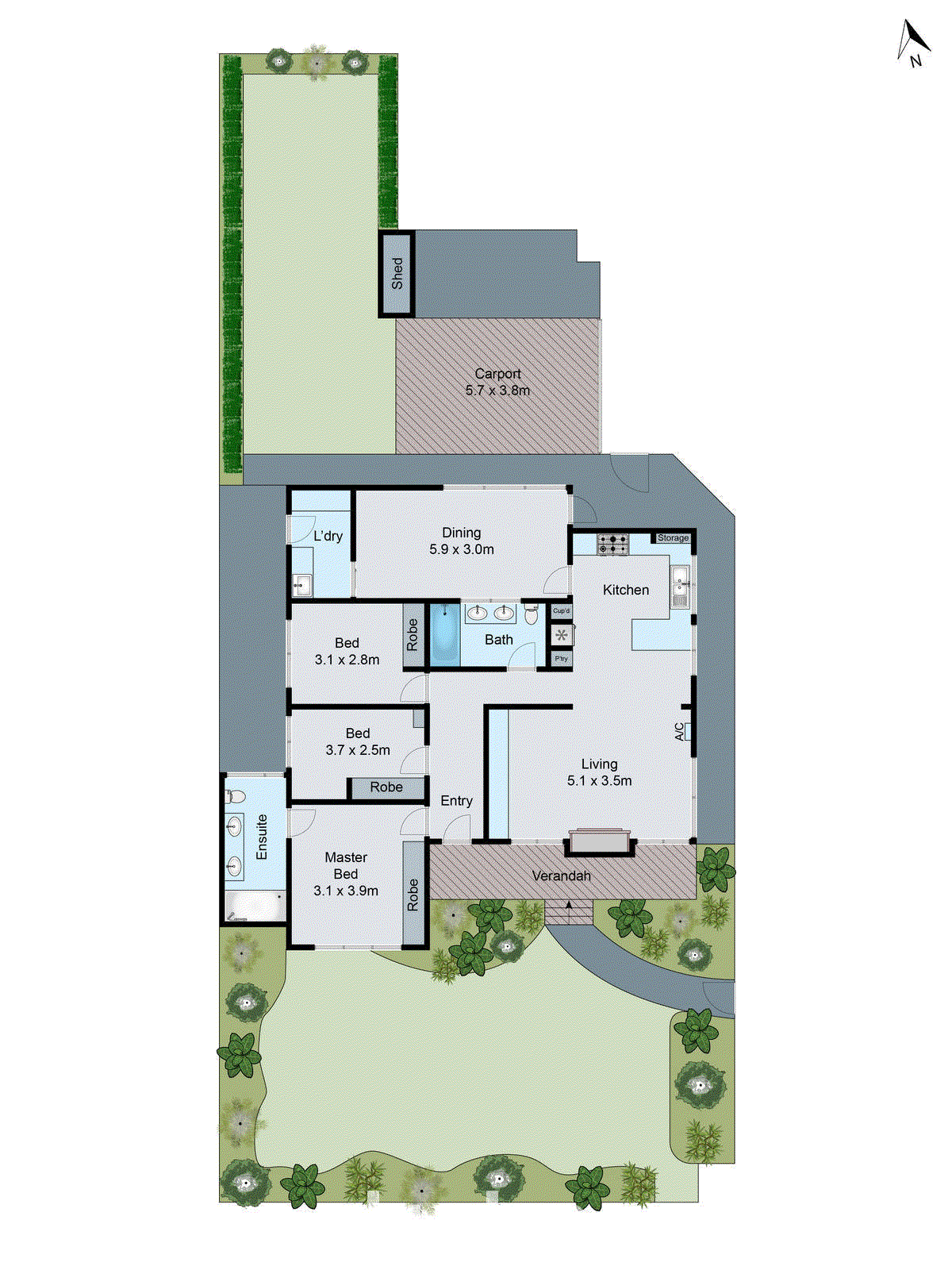 1/18 Summit Avenue, Belmont VIC 3216 - Floorplan
