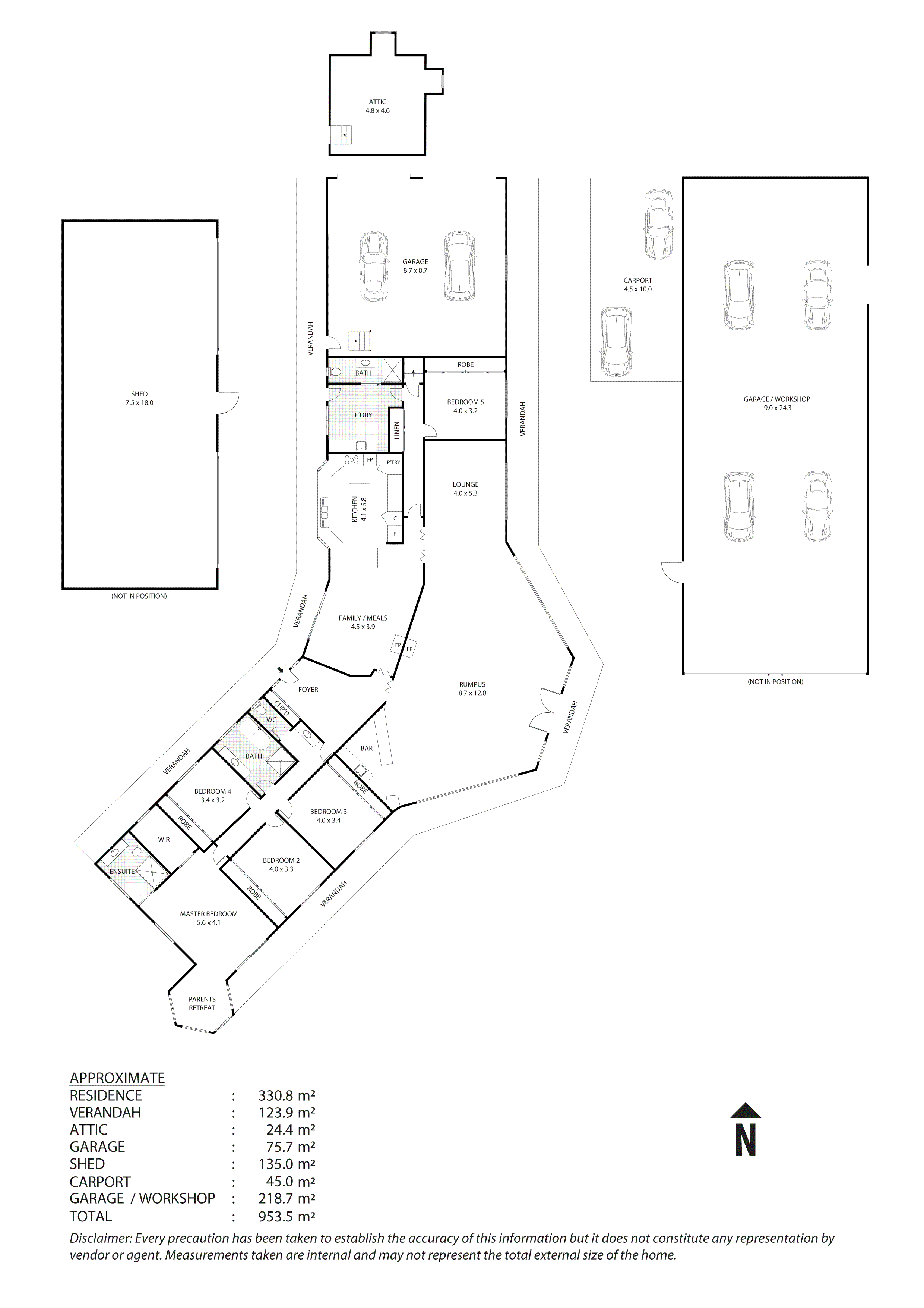 1180 Wallan Whittlesea Road, Upper Plenty VIC 3756 - Floorplan