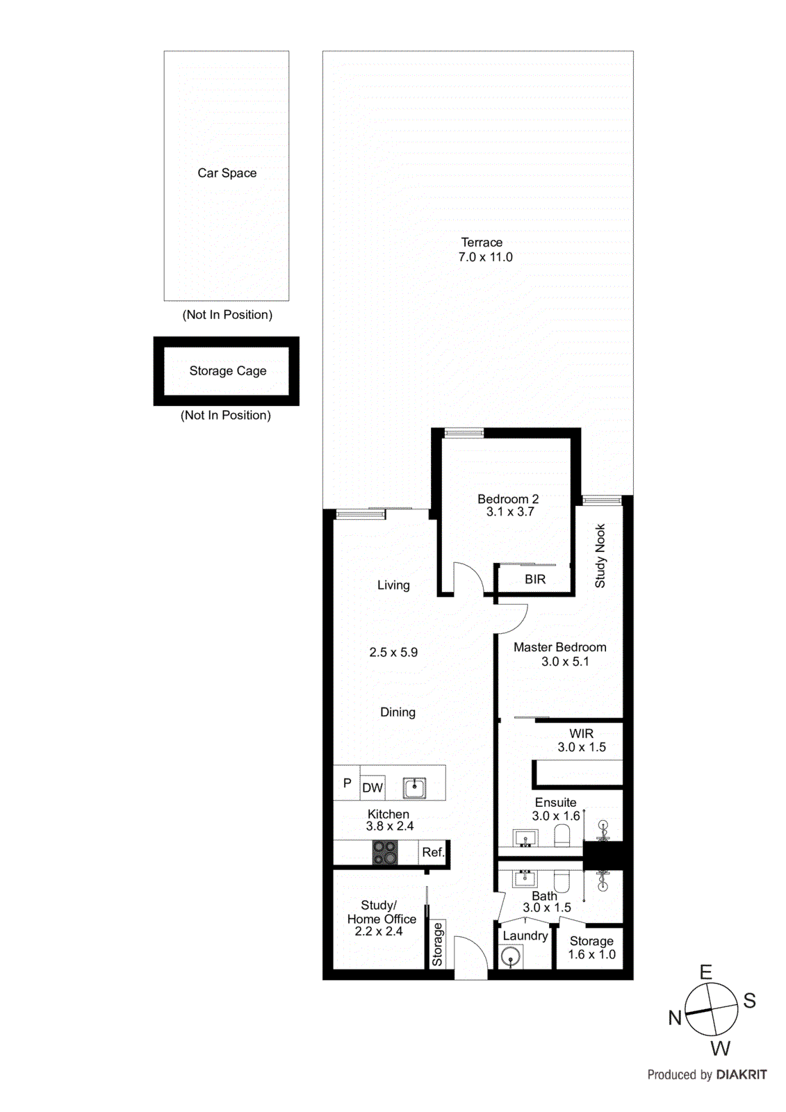 118/286 Highett Road, Highett VIC 3190 - Floorplan