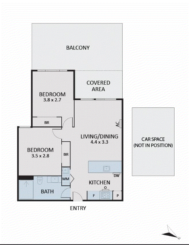 118/85 Market Street, South Melbourne VIC 3205 - Floorplan