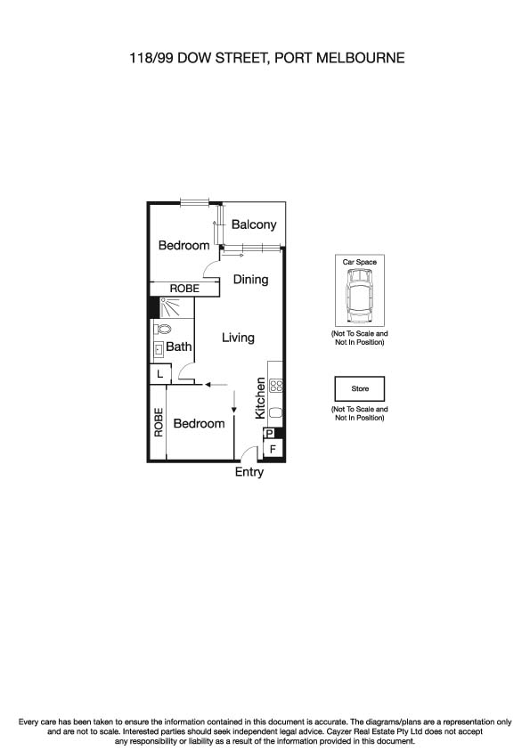 118/99 Dow Street, PORT MELBOURNE VIC 3207 - Floorplan