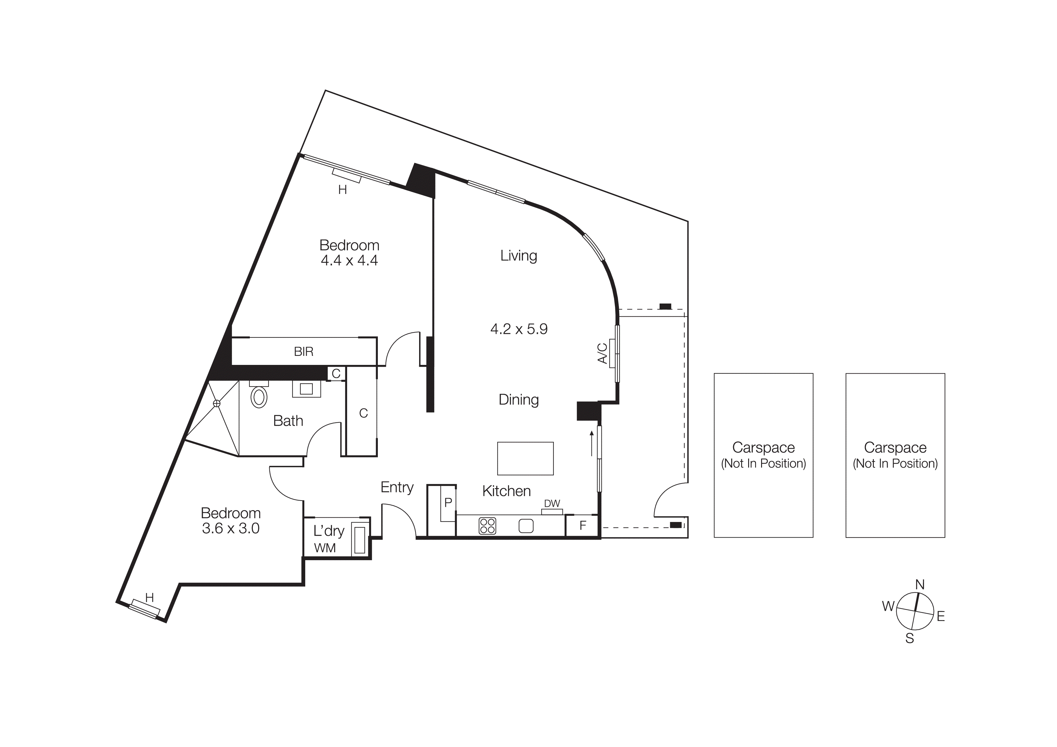 1/19 Boundary Street, Port Melbourne VIC 3207 - Floorplan