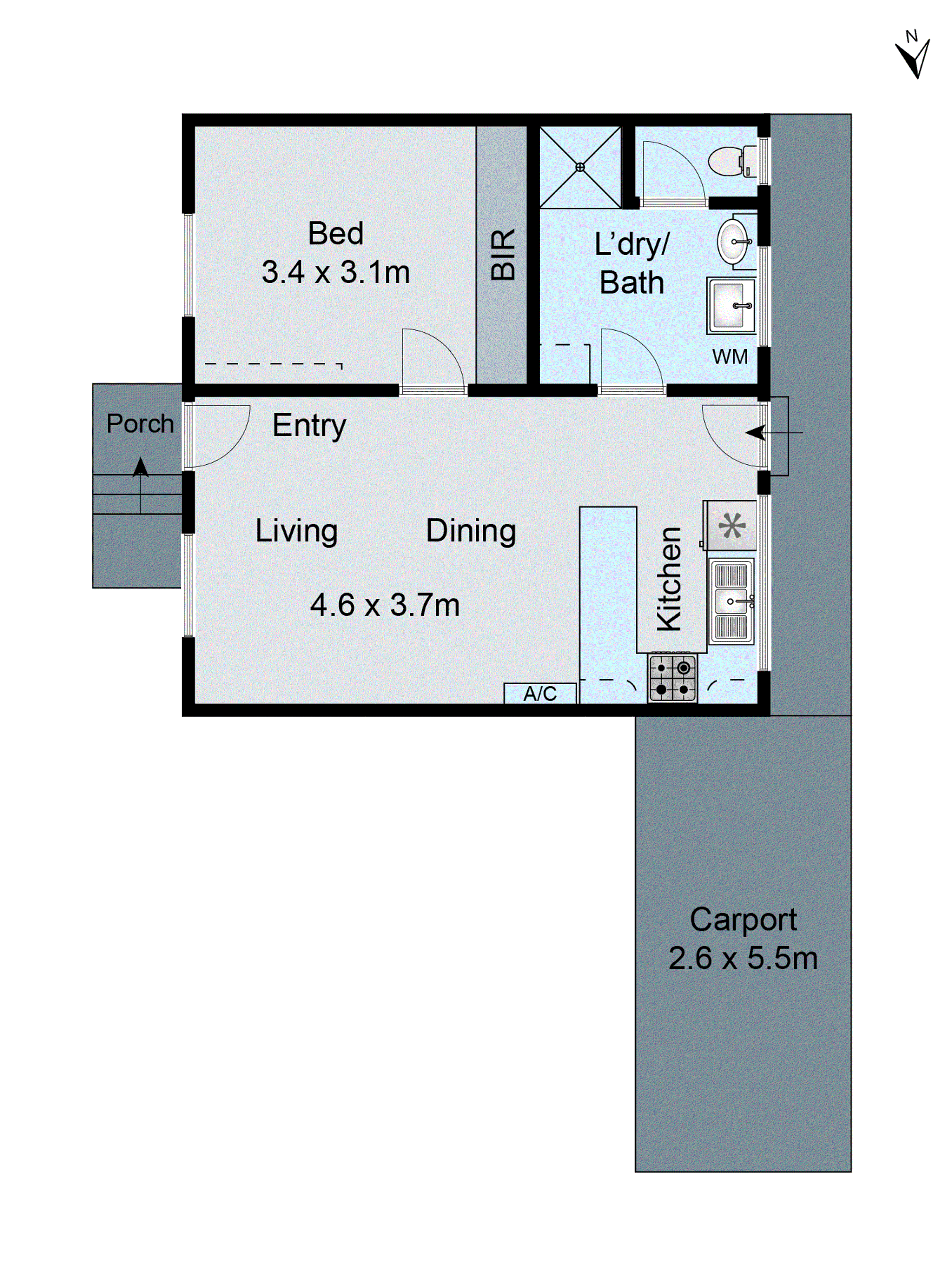 1/19 Candover Street, Geelong West VIC 3218 - Floorplan