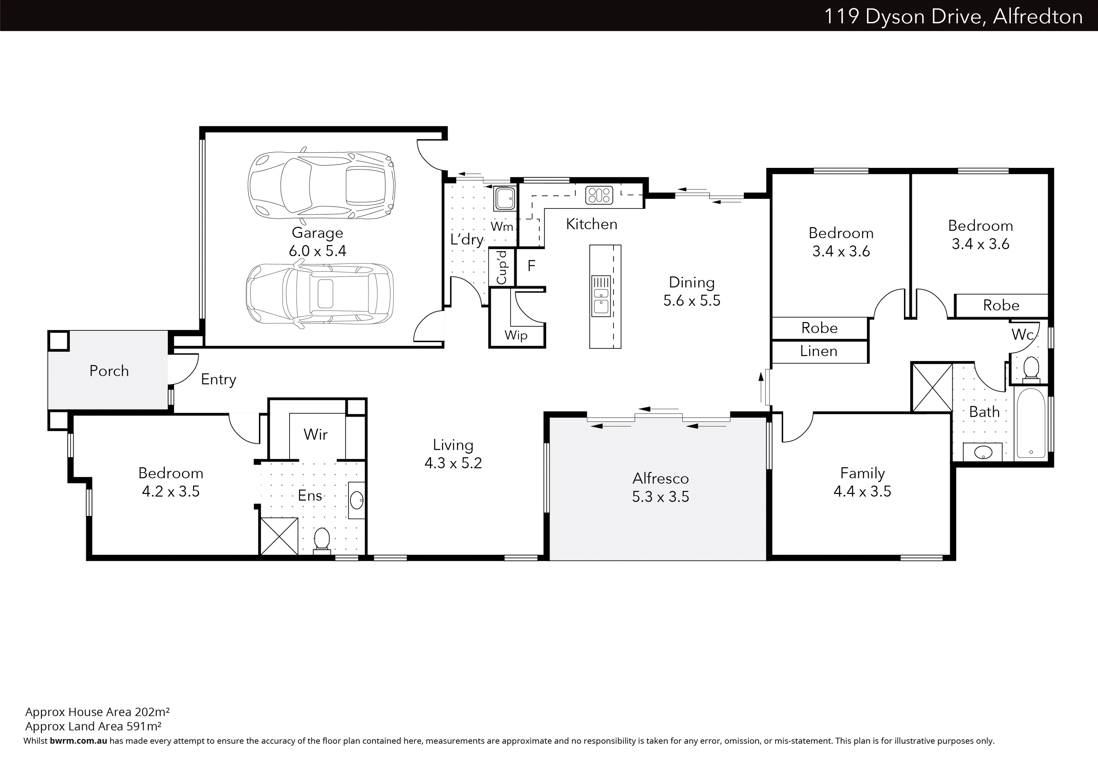 119 Dyson Drive, Alfredton VIC 3350 - Floorplan