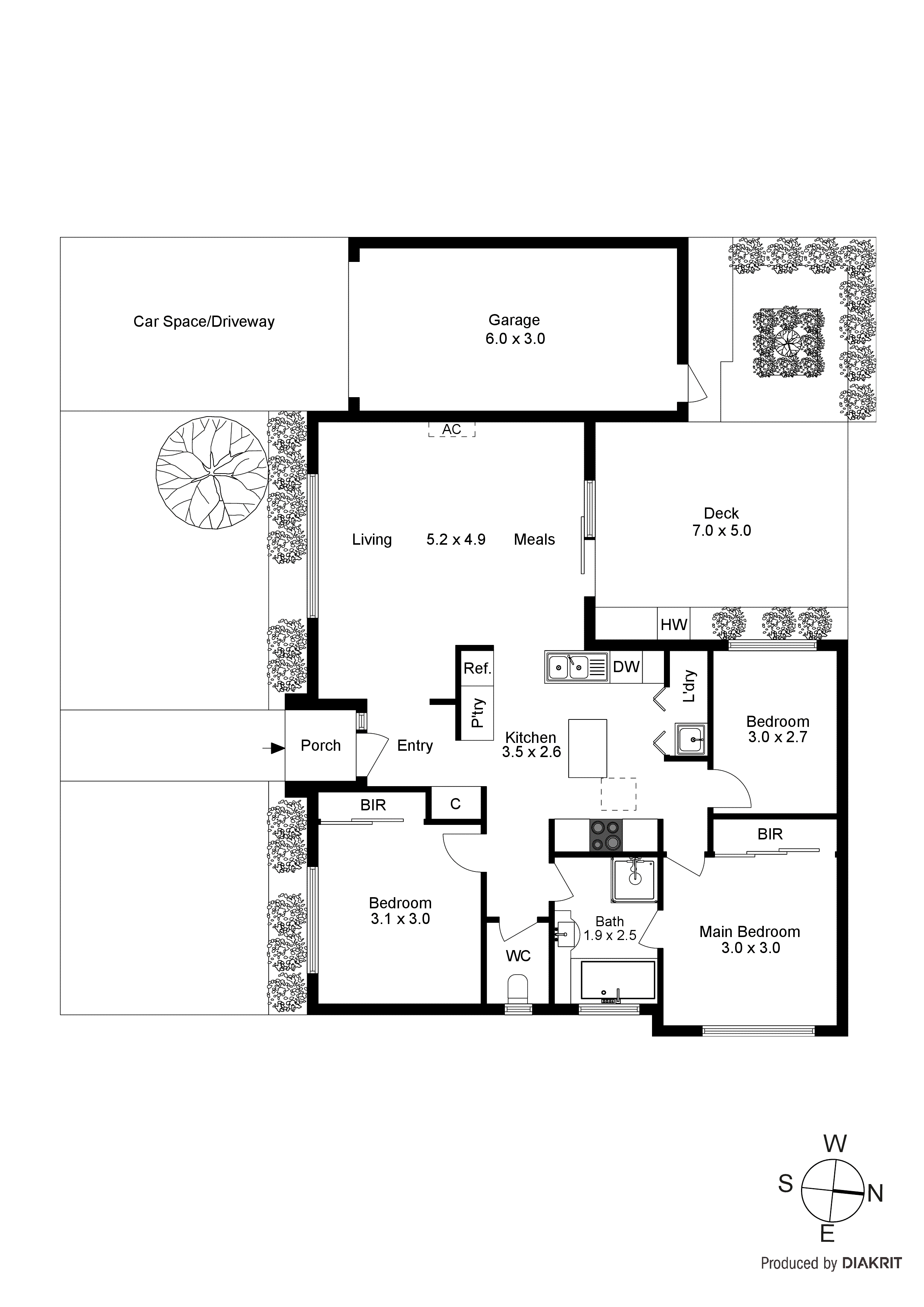 1/19 East Road, Seaford VIC 3198 - Floorplan