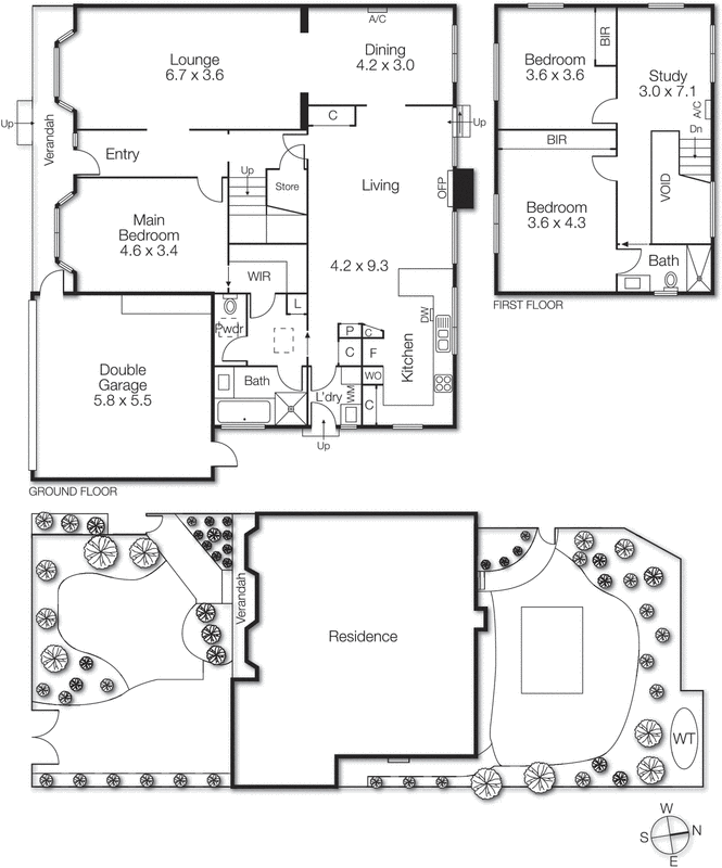 1/19 First Street, Black Rock VIC 3193 - Floorplan