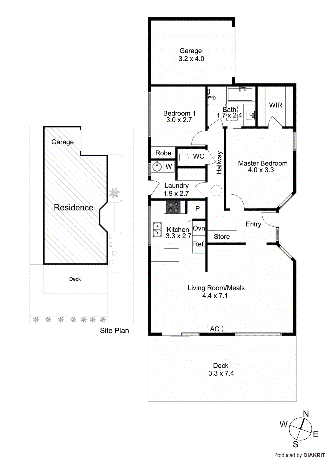 1/19 Fraser Avenue, Edithvale VIC 3196 - Floorplan