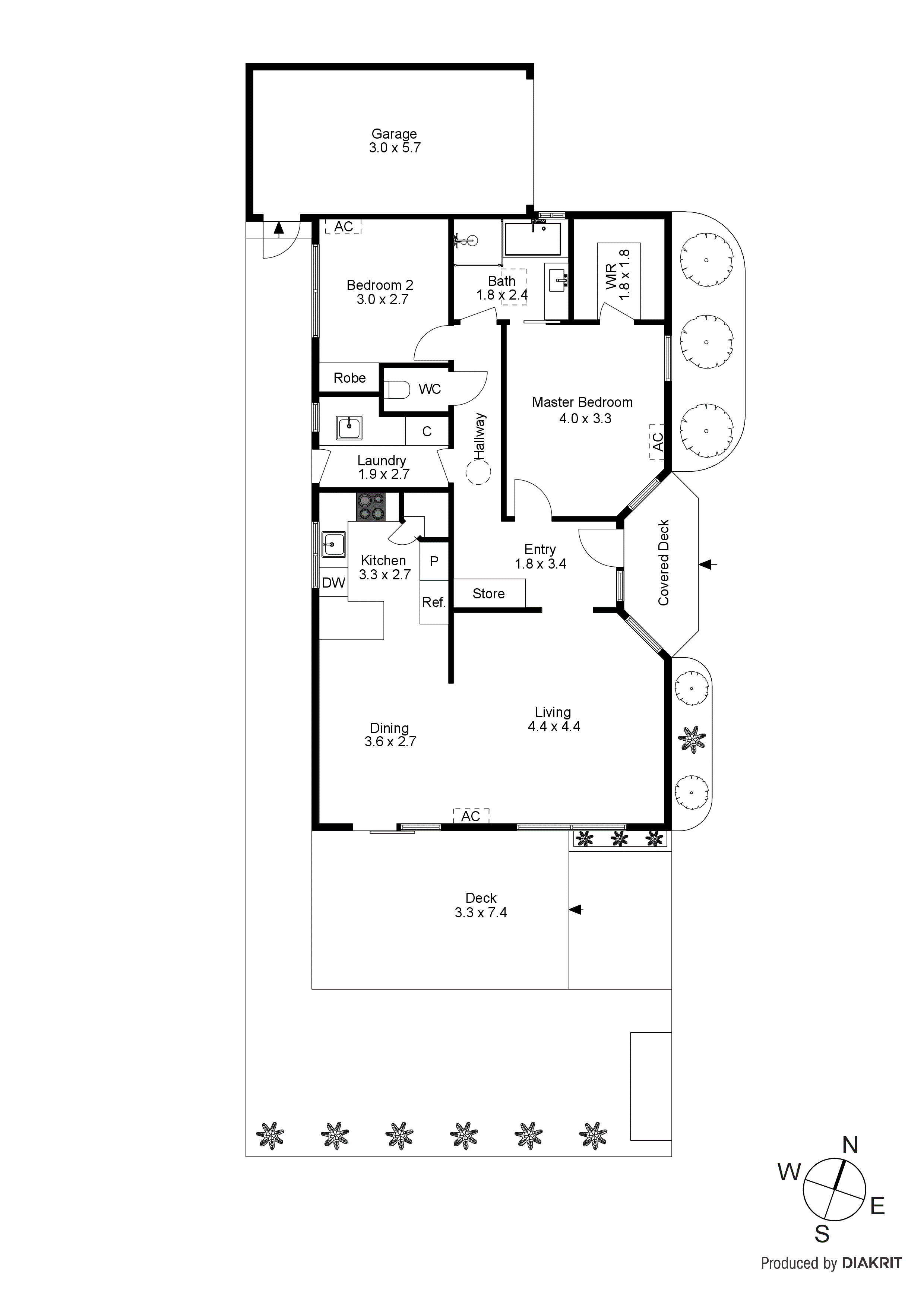 1/19 Fraser Avenue, Edithvale VIC 3196 - Floorplan