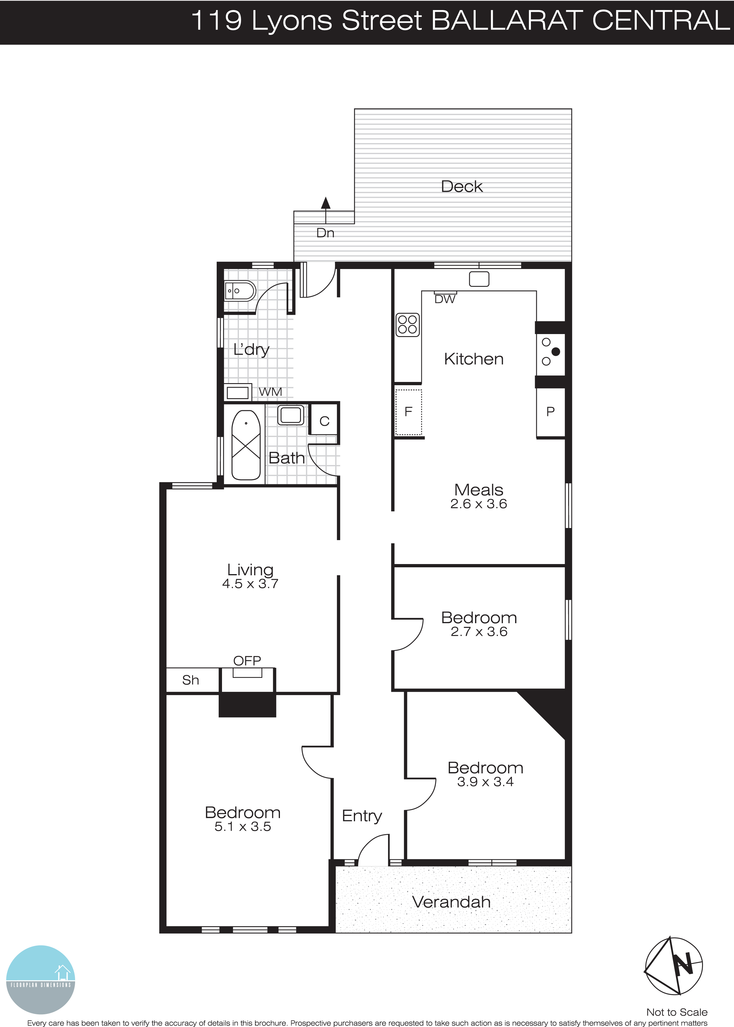 119 Lyons St South, Ballarat Central VIC 3350 - Floorplan