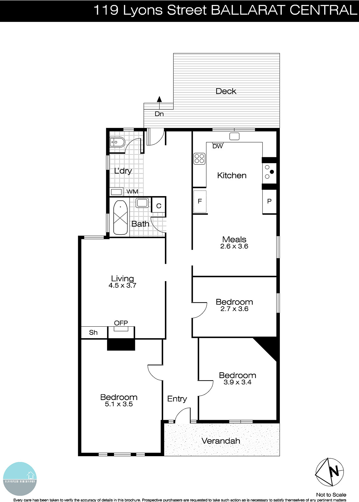 119 Lyons Street South, Ballarat Central VIC 3350 - Floorplan