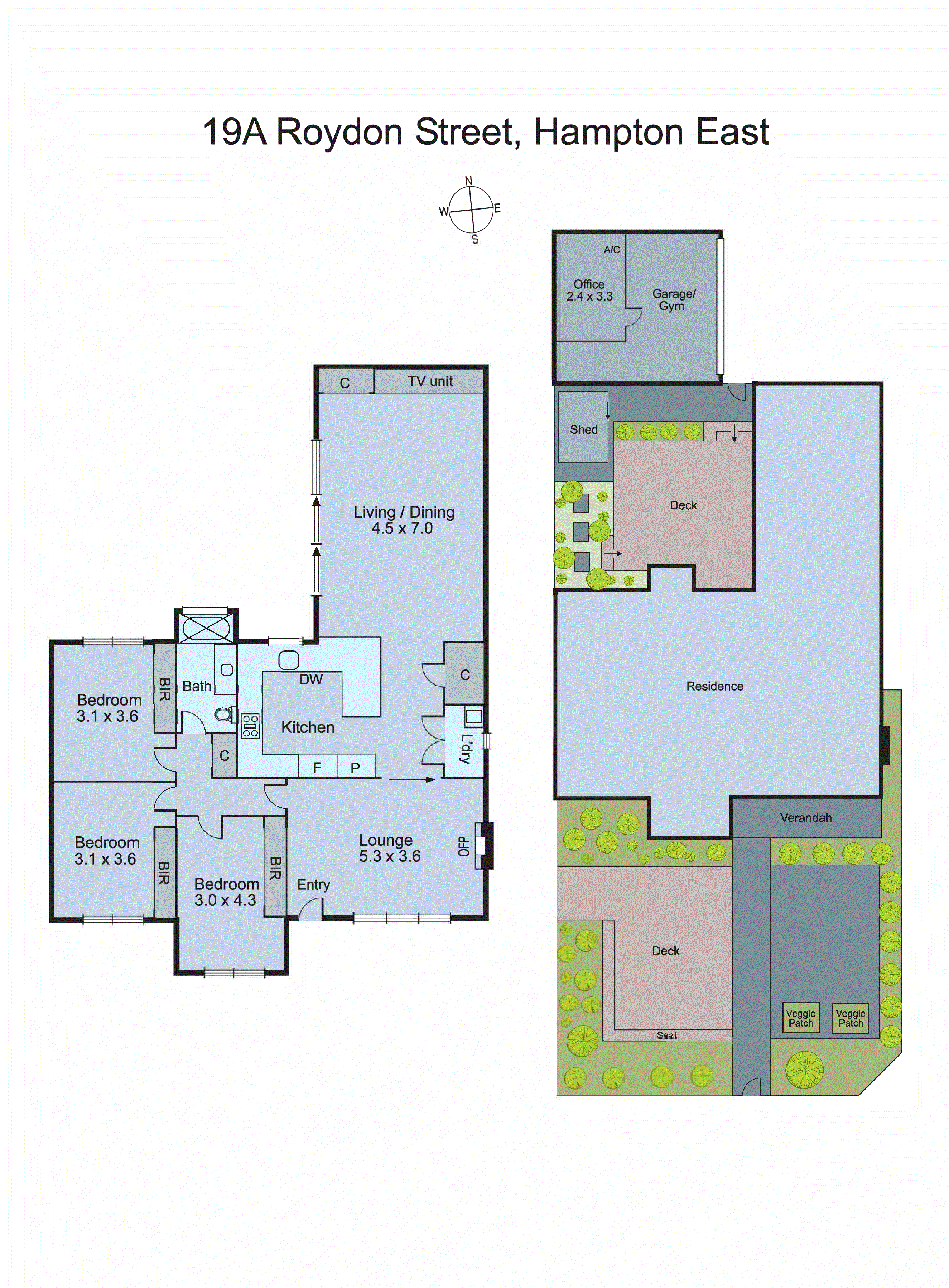 1/19 Roydon Street, Hampton East VIC 3188 - Floorplan