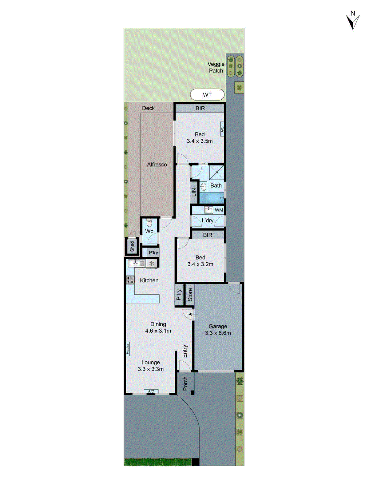 1/19 Sea Breeze Parade, North Shore VIC 3214 - Floorplan