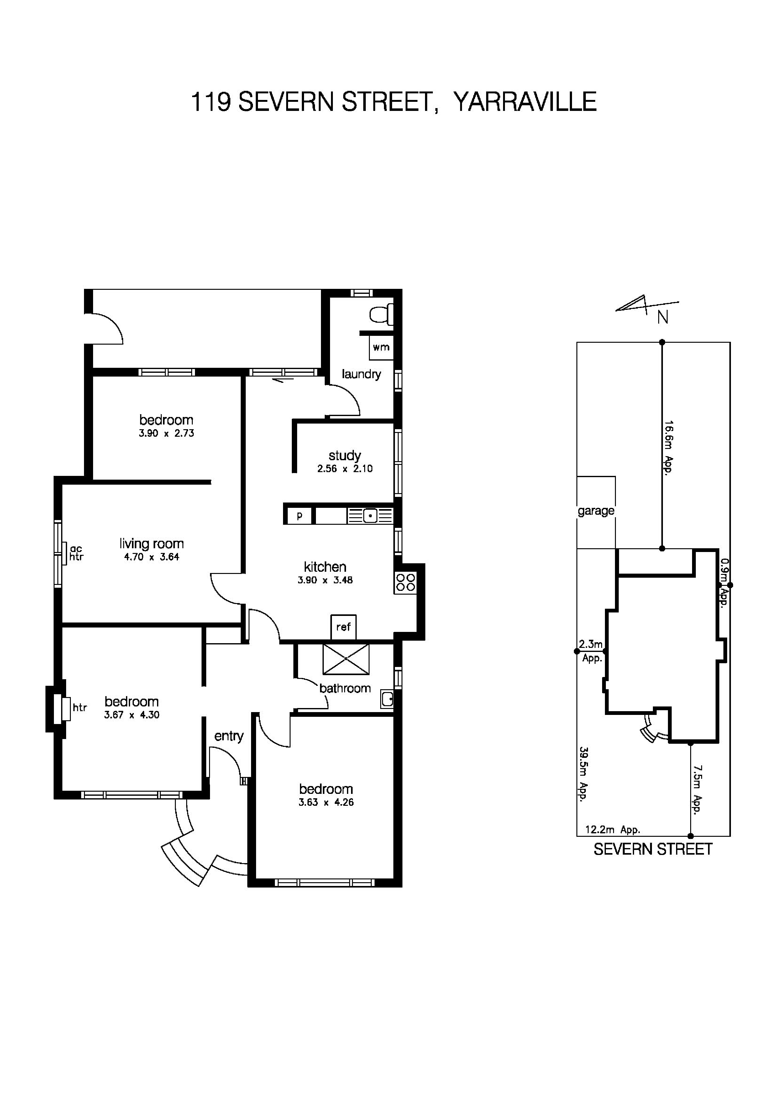 119 Severn Street, YARRAVILLE VIC 3013 - Floorplan