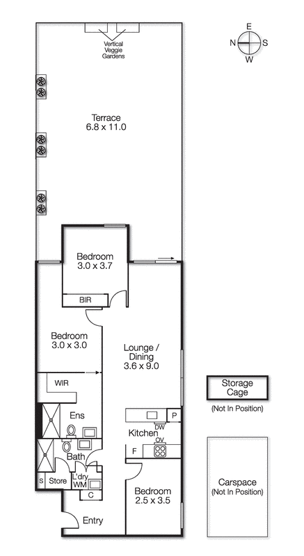 119/284-286 Highett Road, Highett VIC 3190 - Floorplan