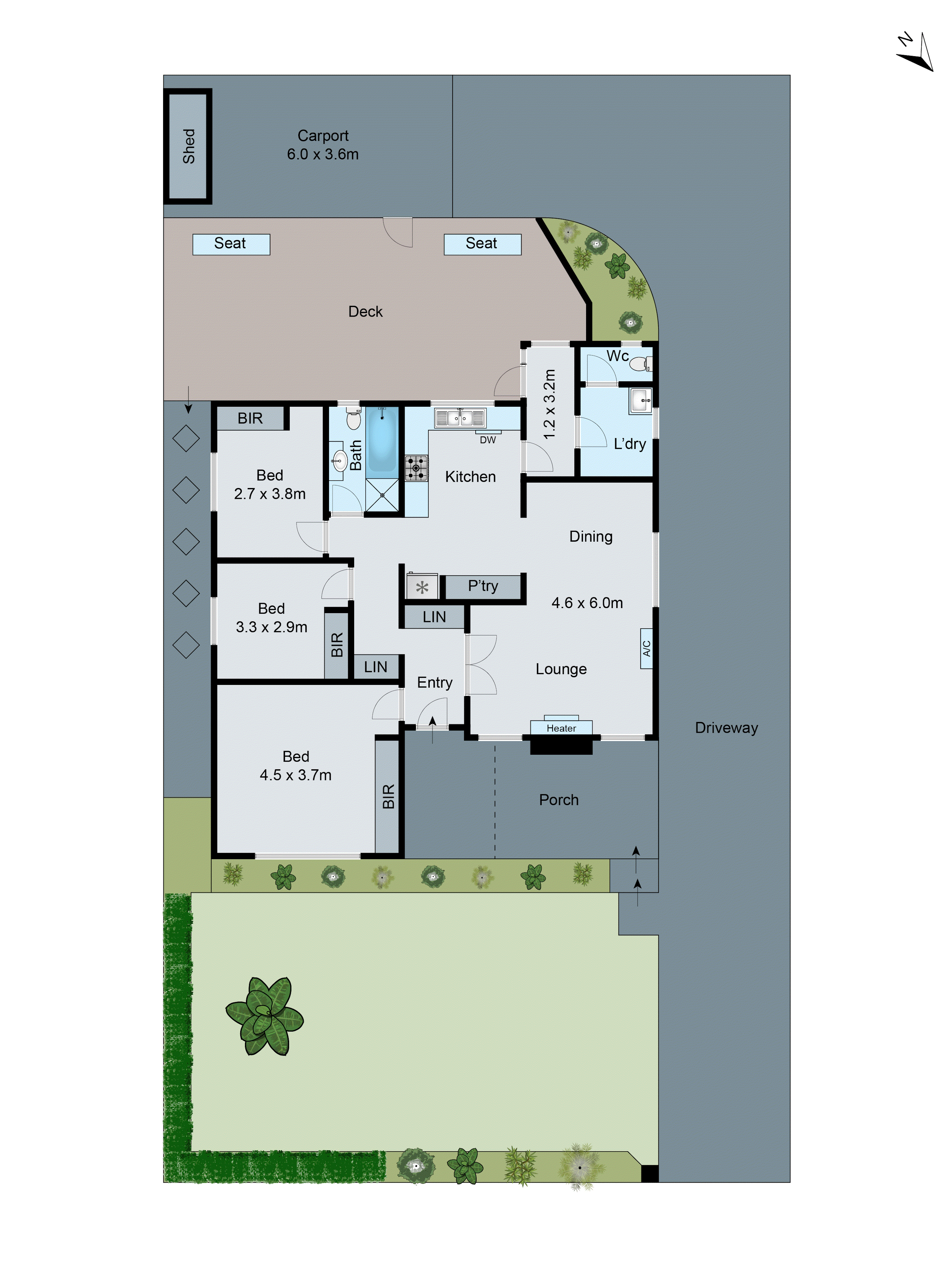 1/194 Haughton Road, Oakleigh South VIC 3167 - Floorplan