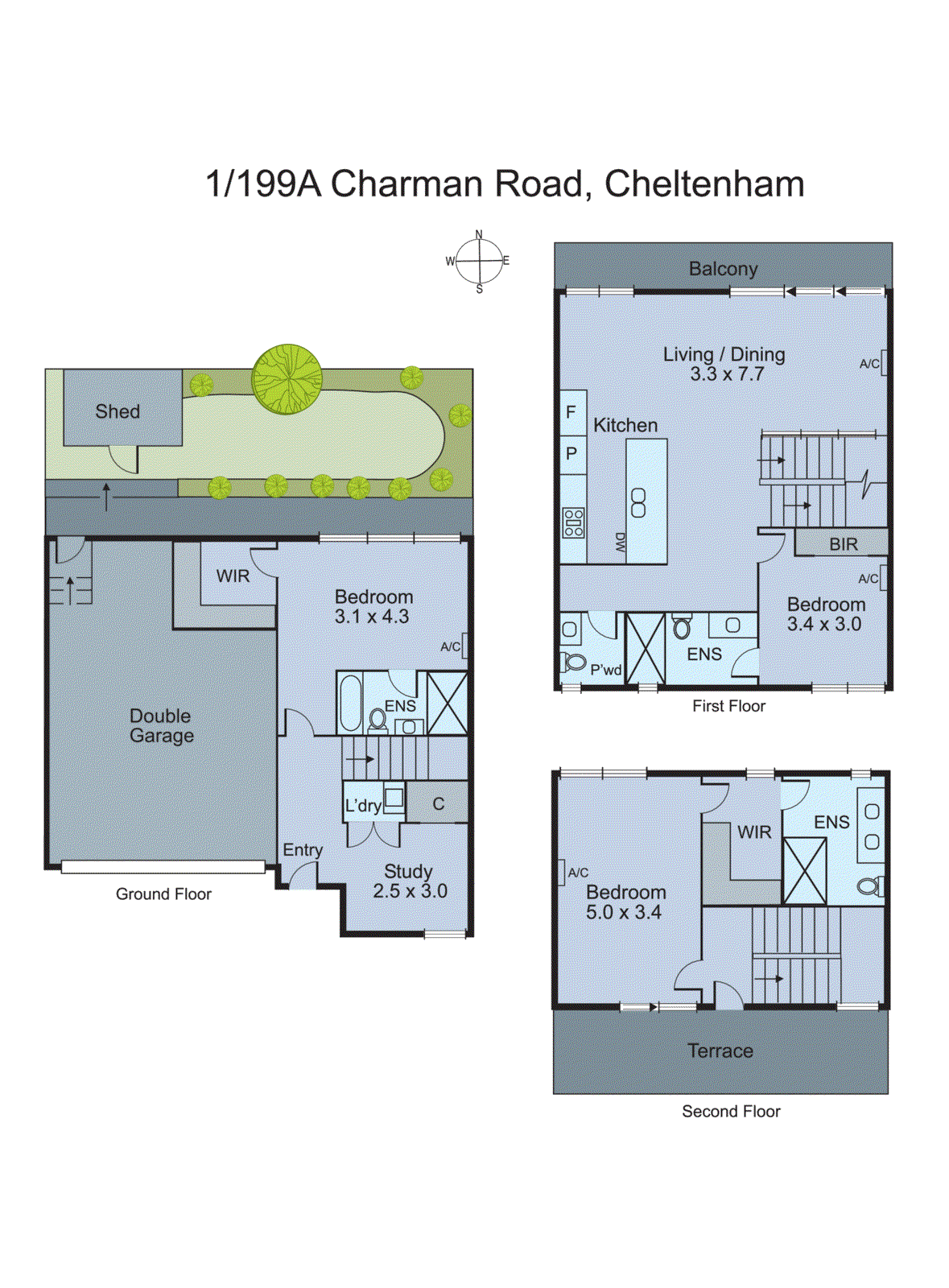 1/199a Charman Road, Cheltenham VIC 3192 - Floorplan