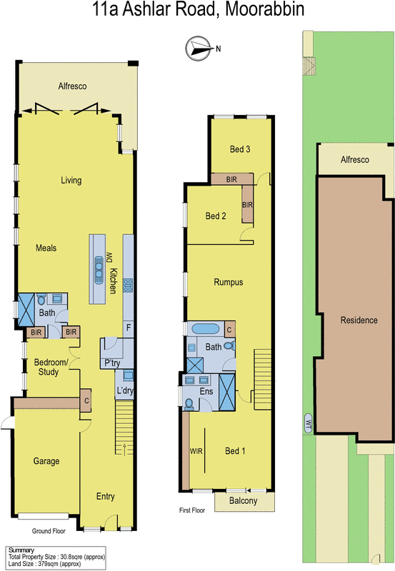 11a Ashlar Road, Moorabbin VIC 3189 - Floorplan