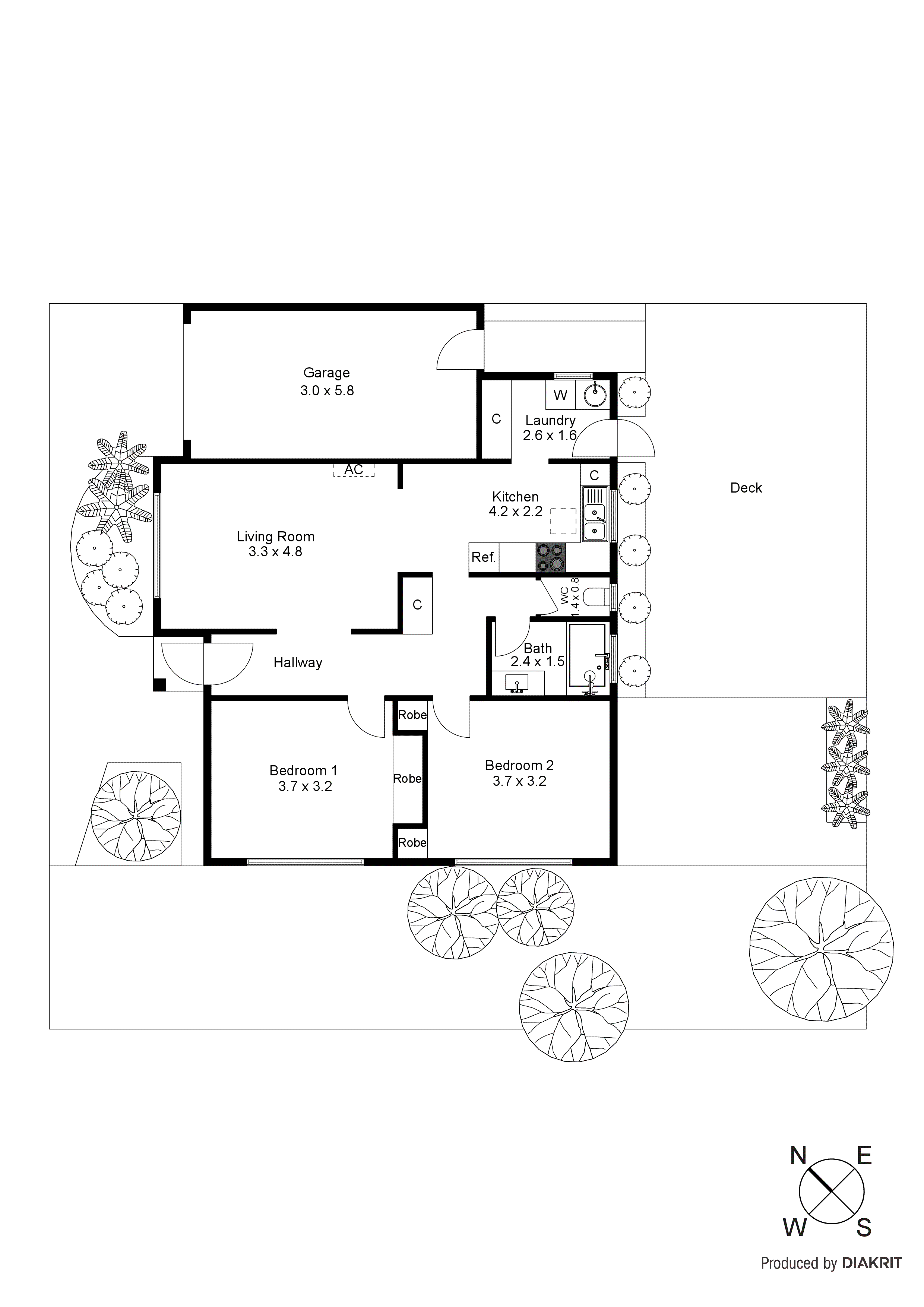 1/1A Genoa Avenue, Bonbeach VIC 3196 - Floorplan