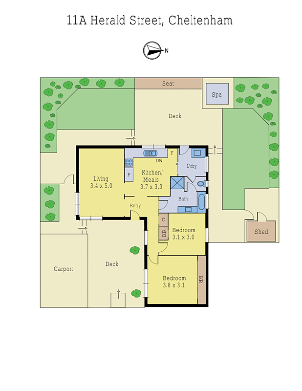 11a Herald Street, Cheltenham VIC 3192 - Floorplan