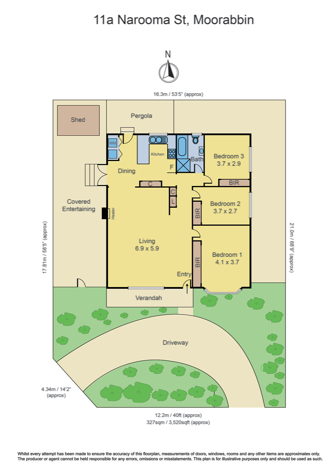 11a Narooma Street, Moorabbin VIC 3189 - Floorplan